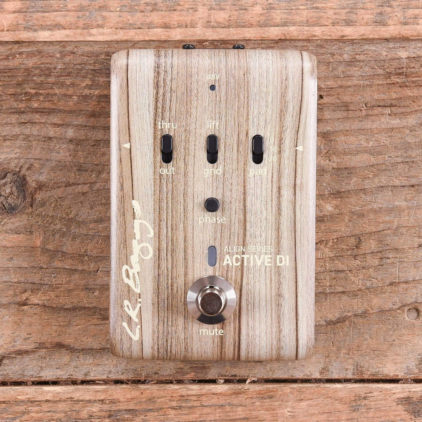 LR Baggs Align Acoustic Active DI Pedal Pro Audio / DI Boxes