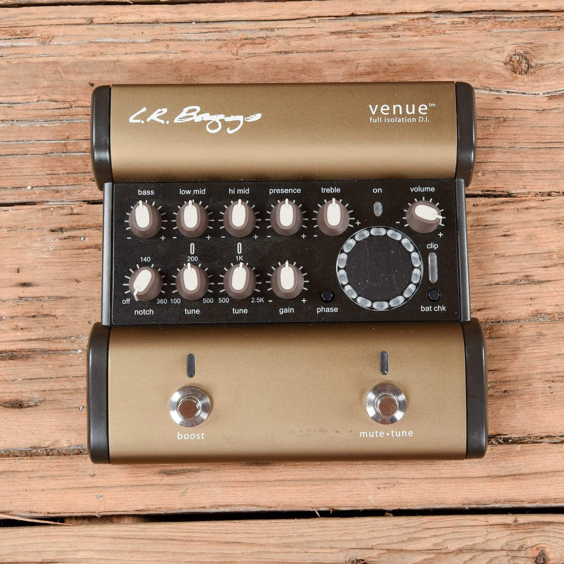 LR Baggs Venue Acoustic Full Isolation DI w/Tuner Pro Audio / DI Boxes