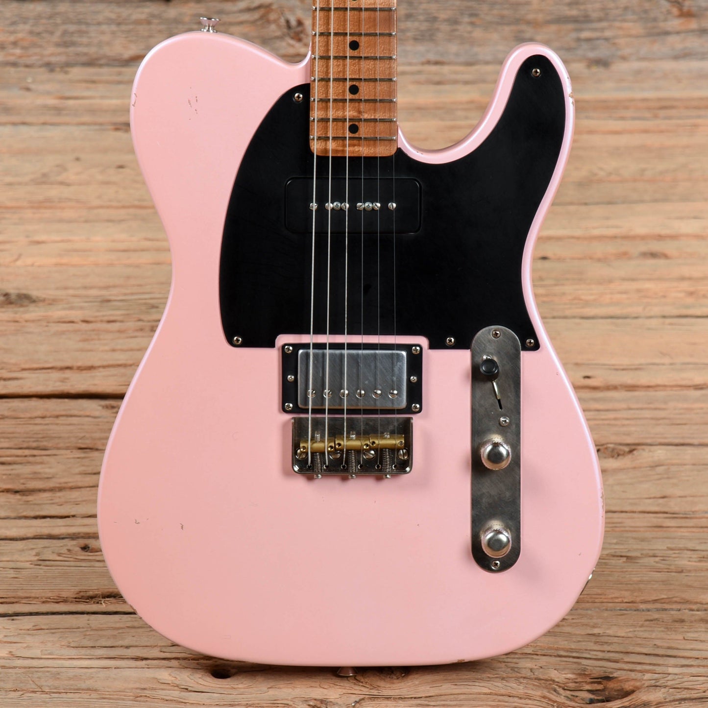LsL T-Bone One Shell Pink Electric Guitars / Solid Body