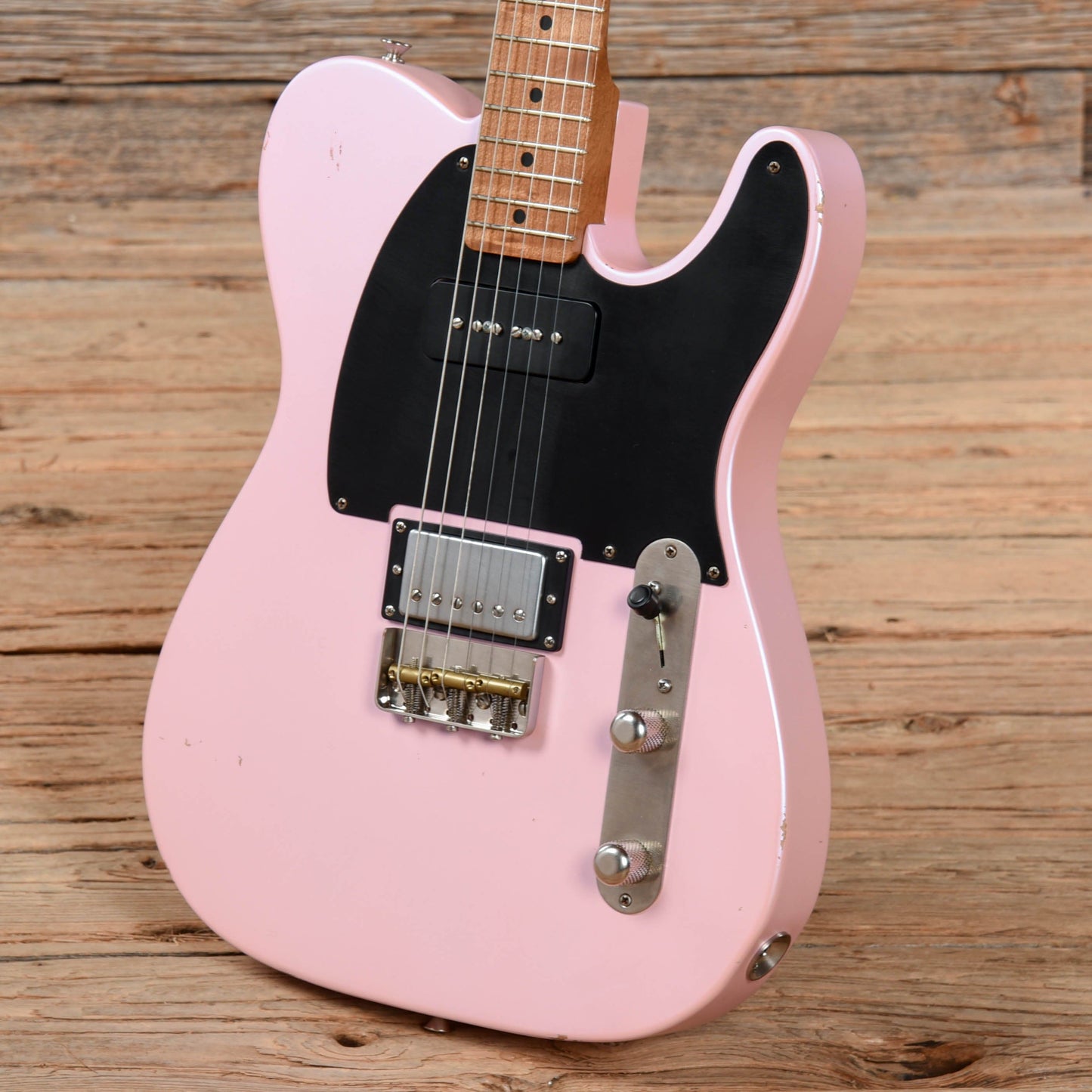 LsL T-Bone One Shell Pink Electric Guitars / Solid Body