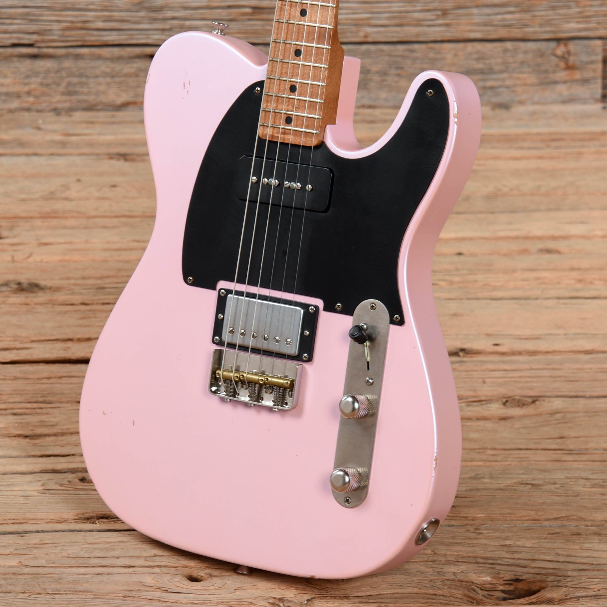 LsL T-Bone One Shell Pink Electric Guitars / Solid Body