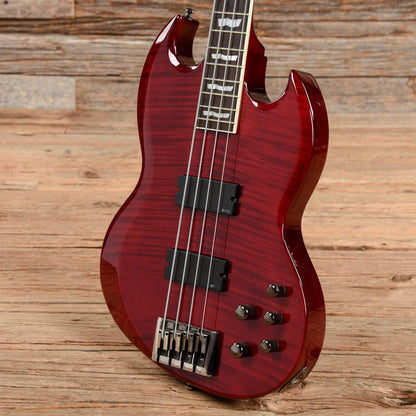 LTD Viper-414FM Transparent Red 2012 Bass Guitars / 4-String