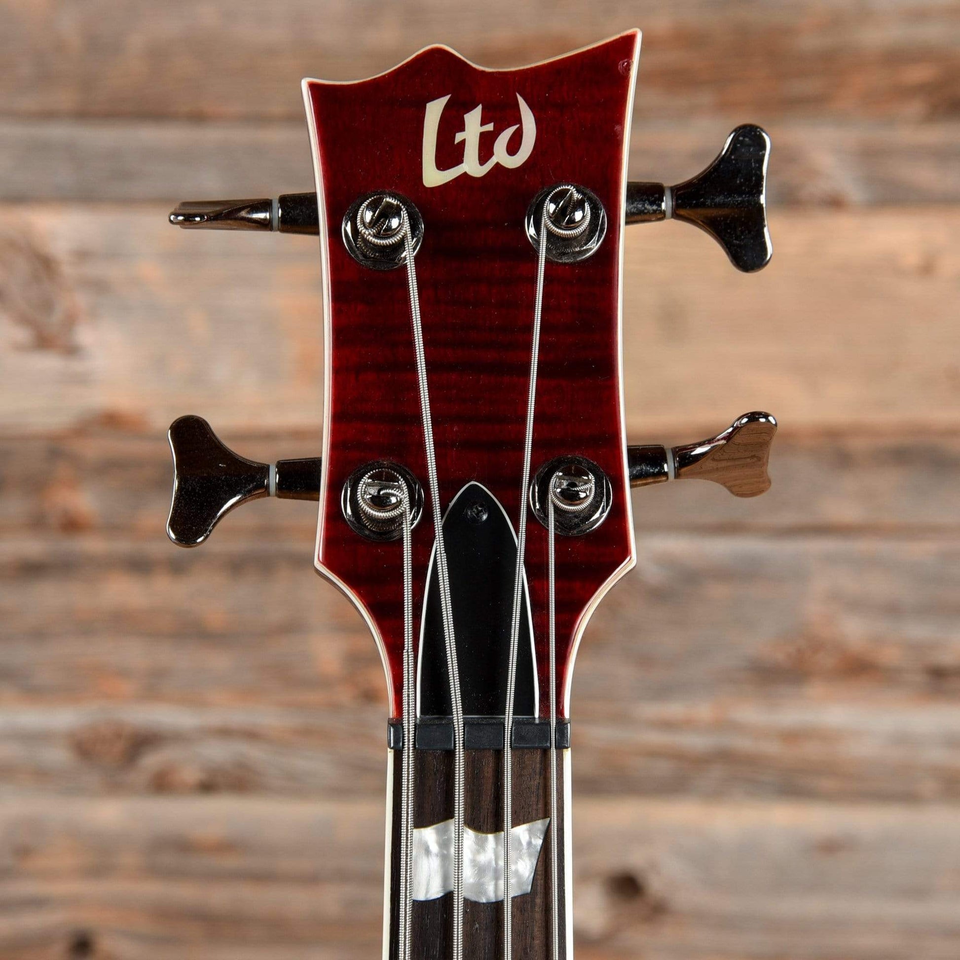 LTD Viper-414FM Transparent Red 2012 Bass Guitars / 4-String