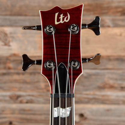 LTD Viper-414FM Transparent Red 2012 Bass Guitars / 4-String