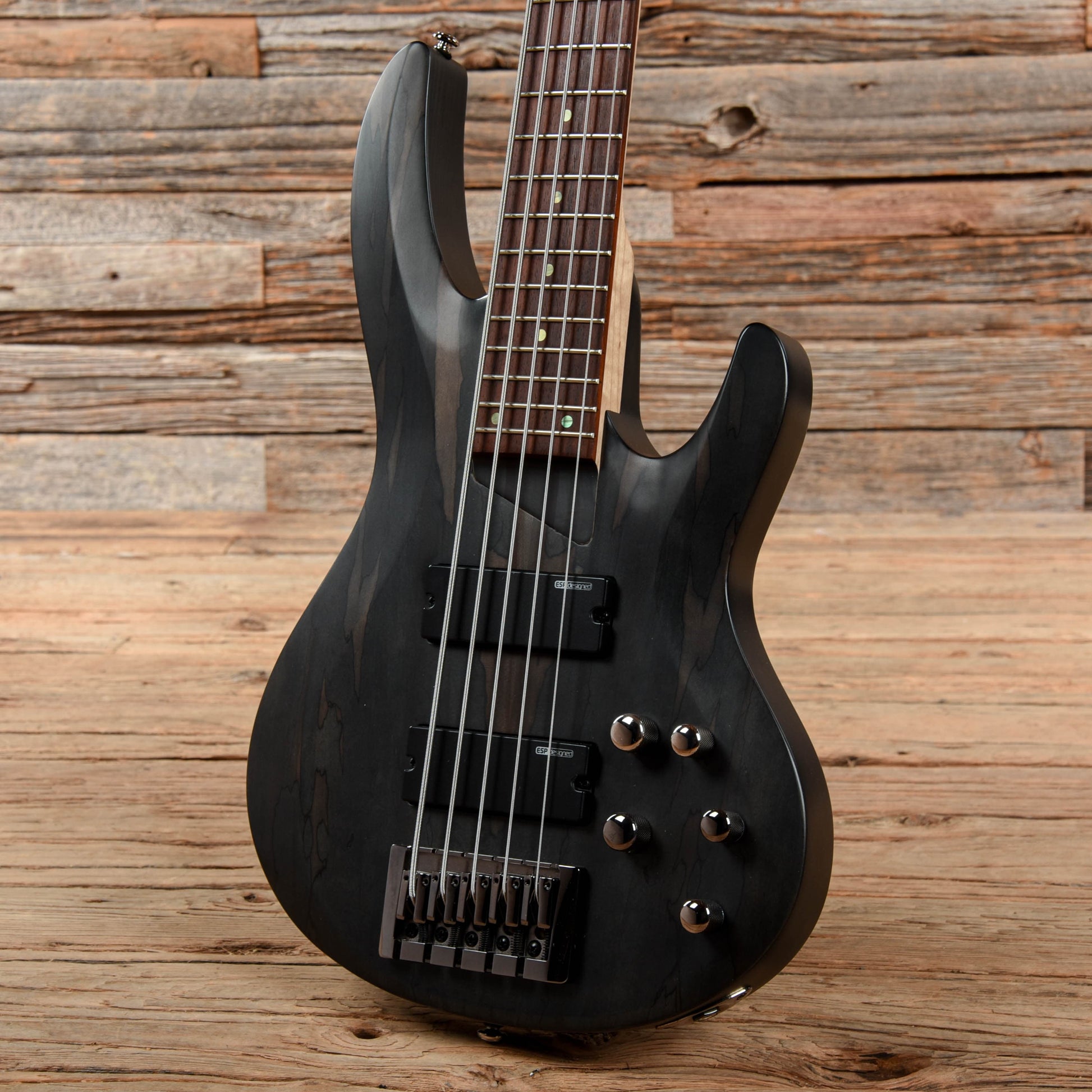 LTD B-205SM See Thru Black Satin 2018 Bass Guitars / 5-String or More