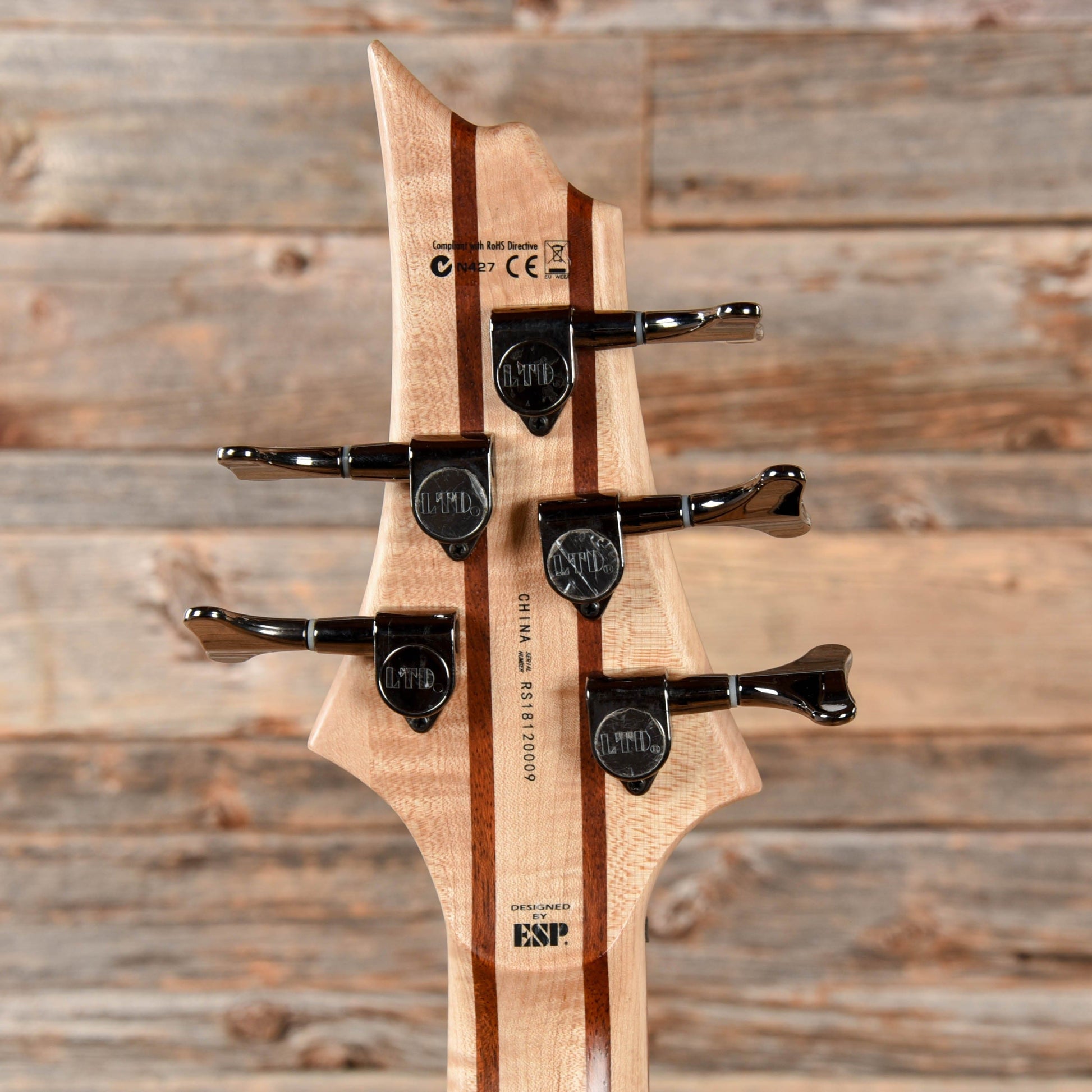 LTD B-205SM See Thru Black Satin 2018 Bass Guitars / 5-String or More