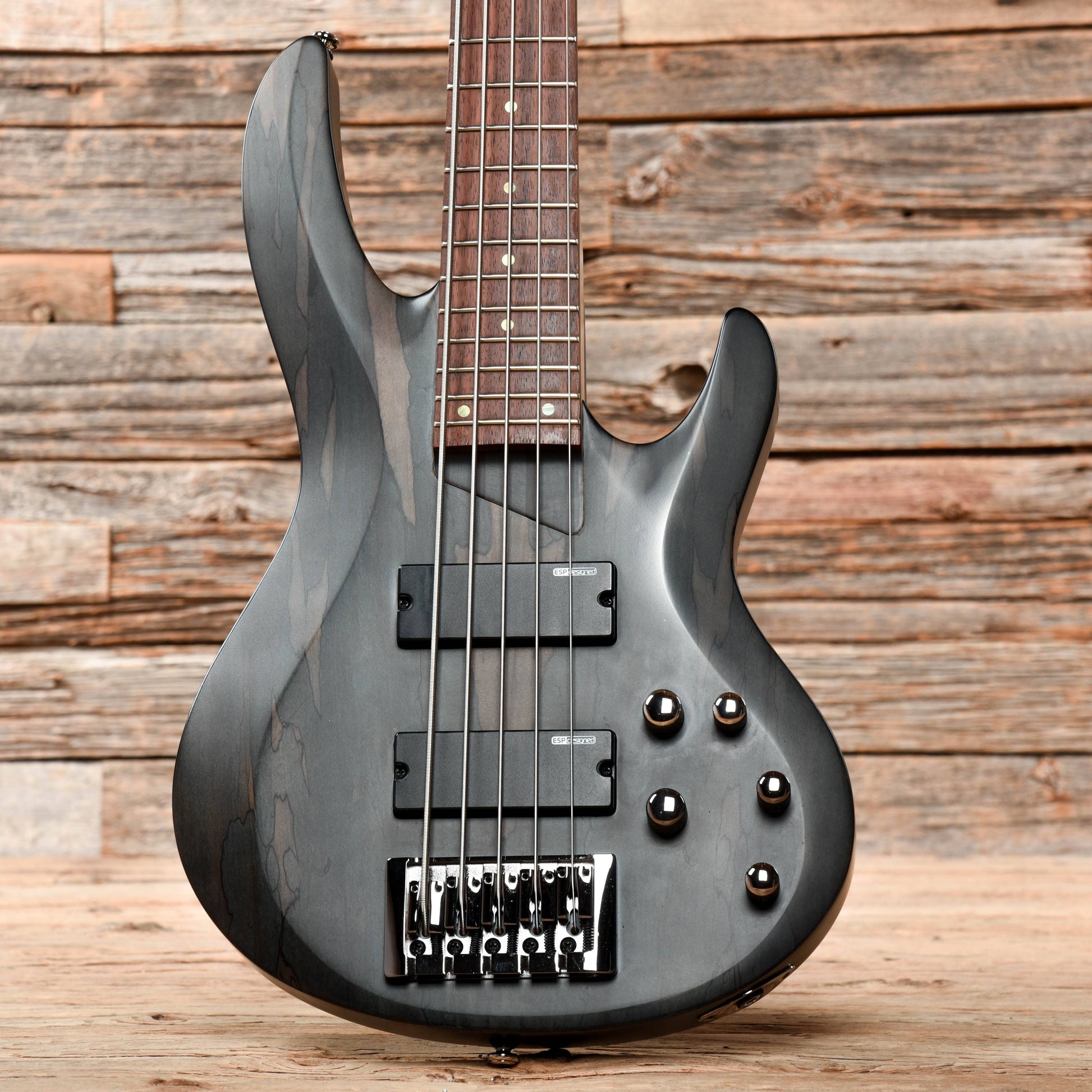 LTD B-205SM See Thru Black Satin 2018 Bass Guitars / 5-String or More