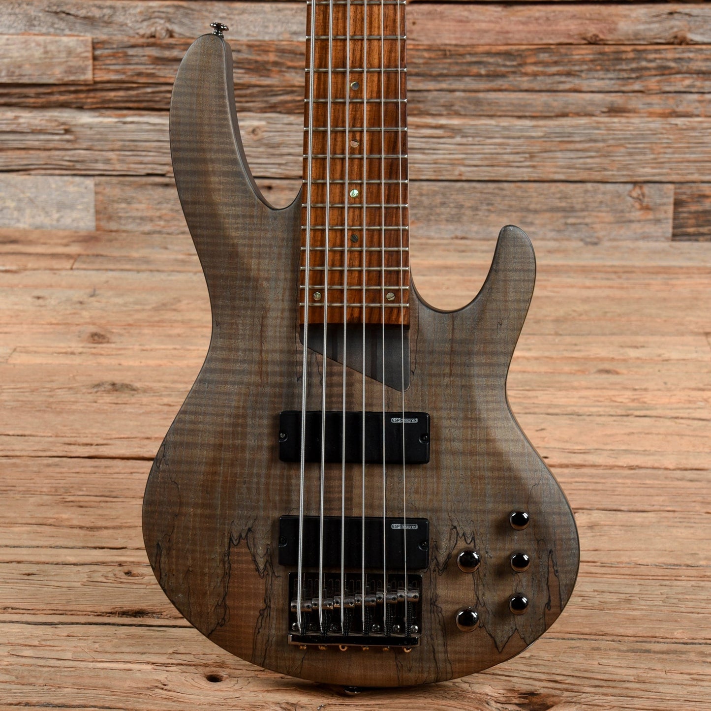 LTD B-206SM See Thru Black Satin 2016 Bass Guitars / 5-String or More