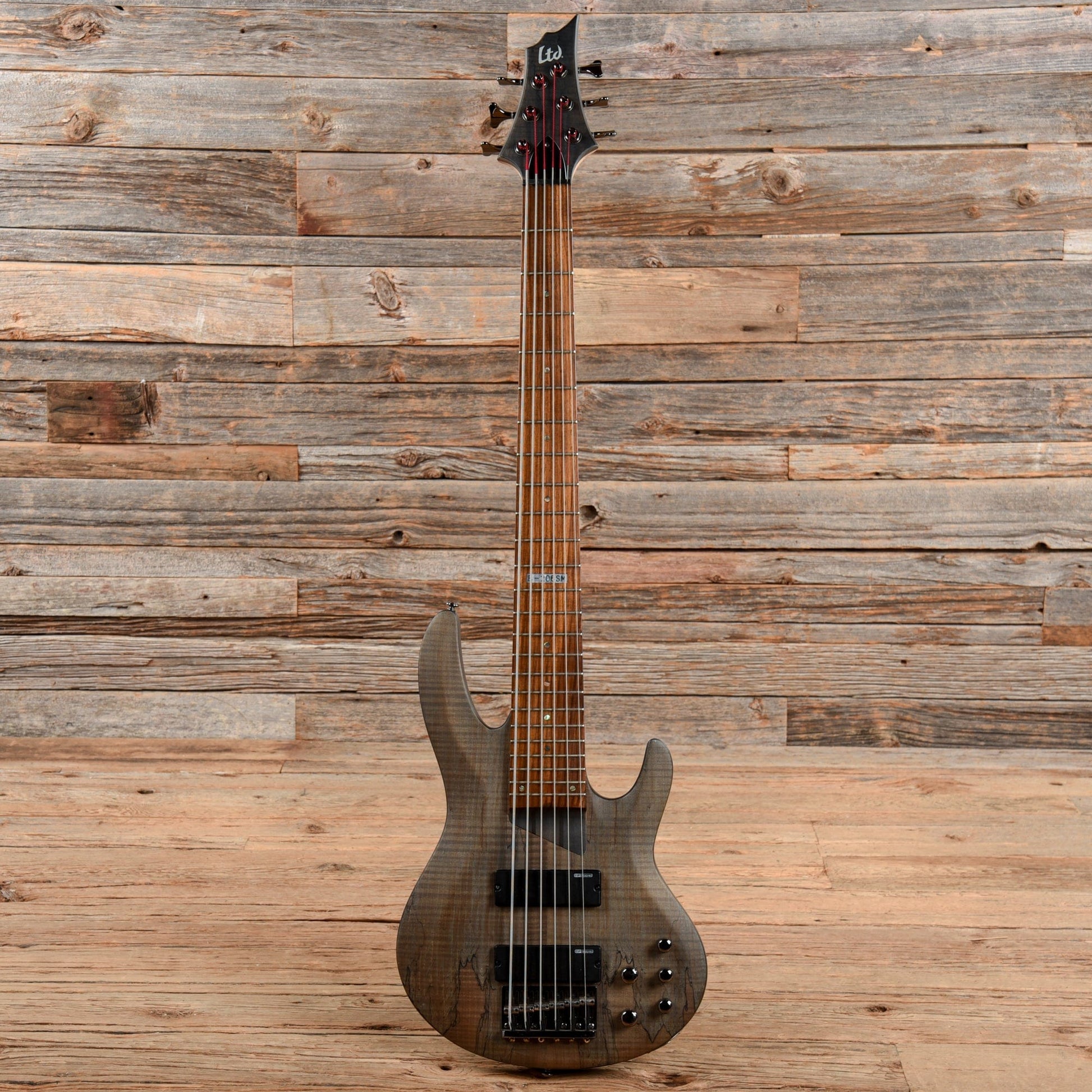 LTD B-206SM See Thru Black Satin 2016 Bass Guitars / 5-String or More