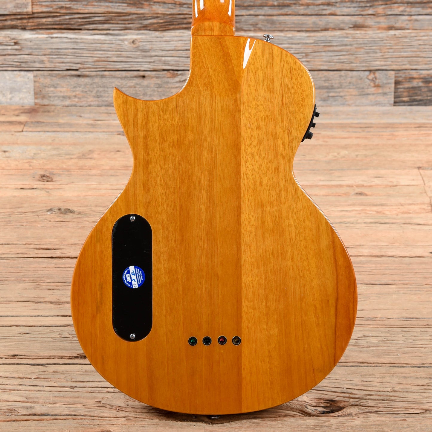 LTD TL-4ZEBRA Natural Zebrawood Semi-hollow Electric Bass Natural 2016 Bass Guitars / 5-String or More