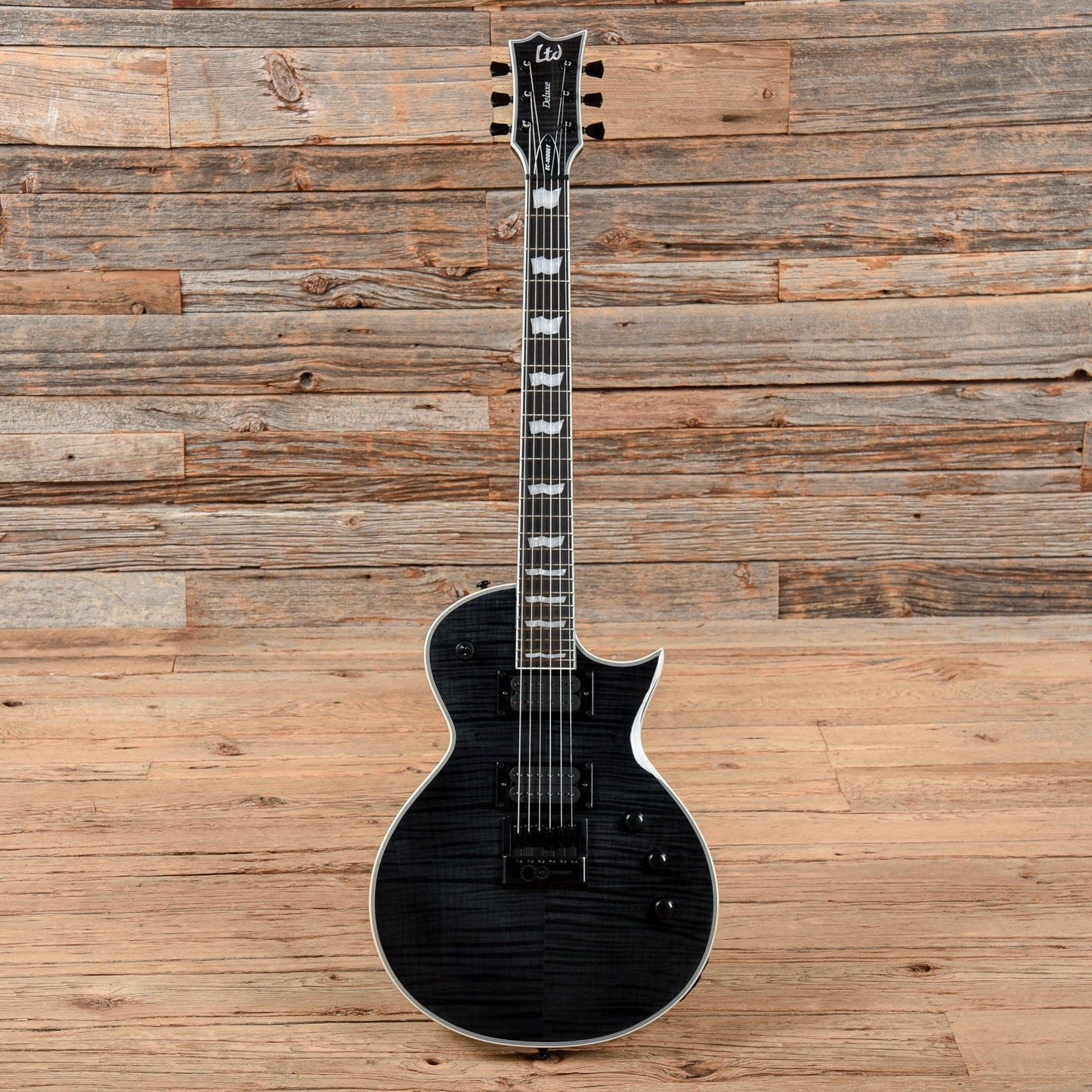 LTD EC-1000 Evertune FM Black Electric Guitars / Solid Body
