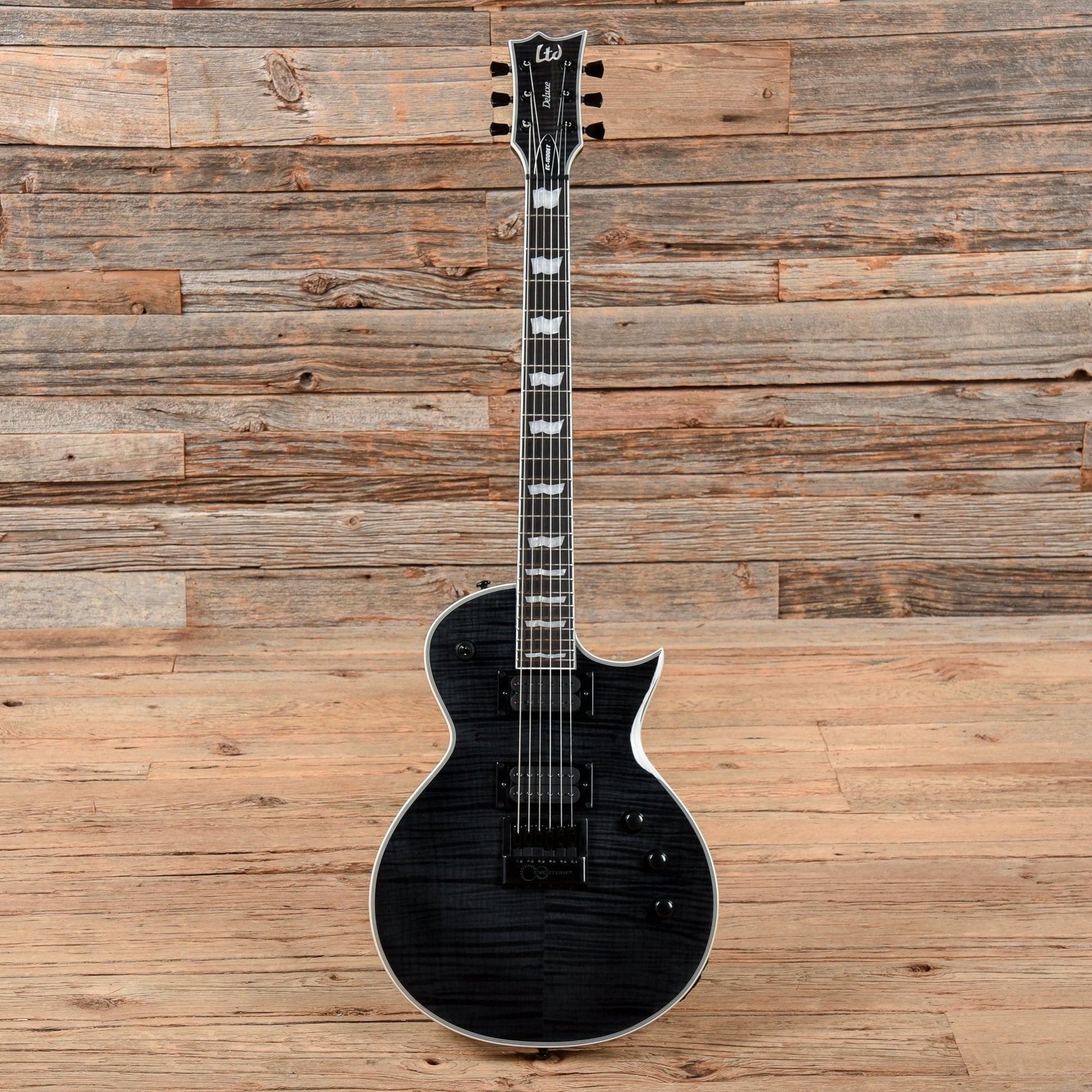 LTD EC-1000 Evertune FM Black Electric Guitars / Solid Body