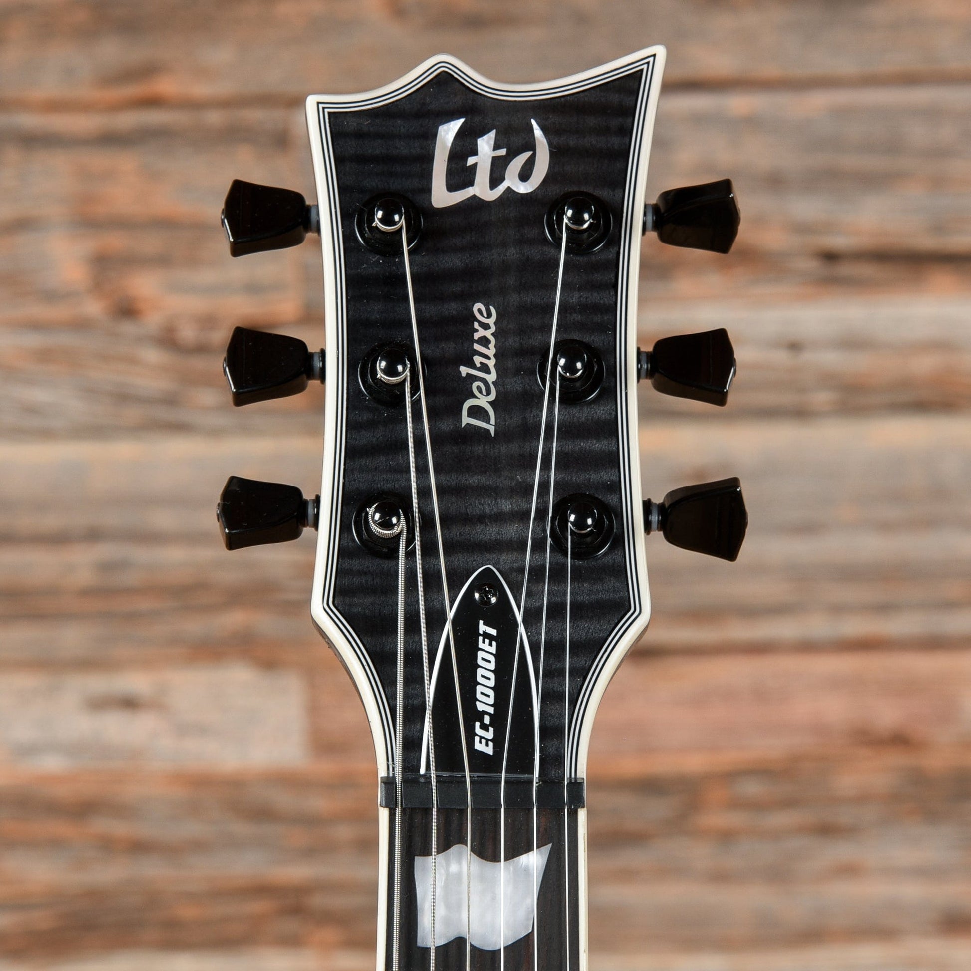 LTD EC-1000 Evertune FM Black Electric Guitars / Solid Body