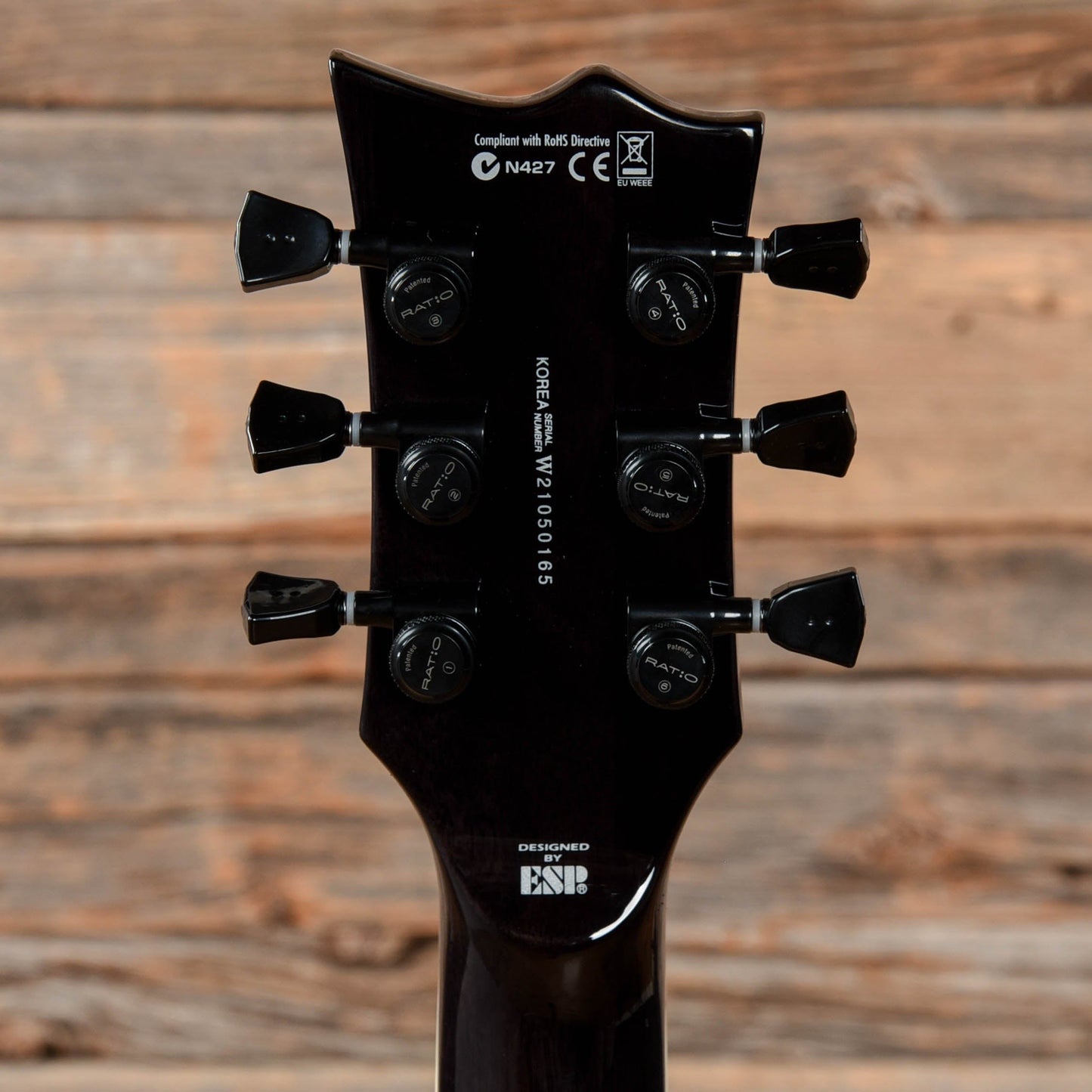 LTD EC-1000 Piezo See Through Black Electric Guitars / Solid Body