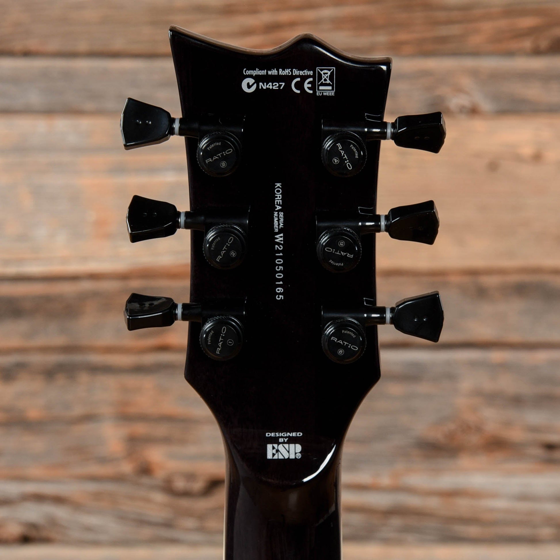 LTD EC-1000 Piezo See Through Black Electric Guitars / Solid Body