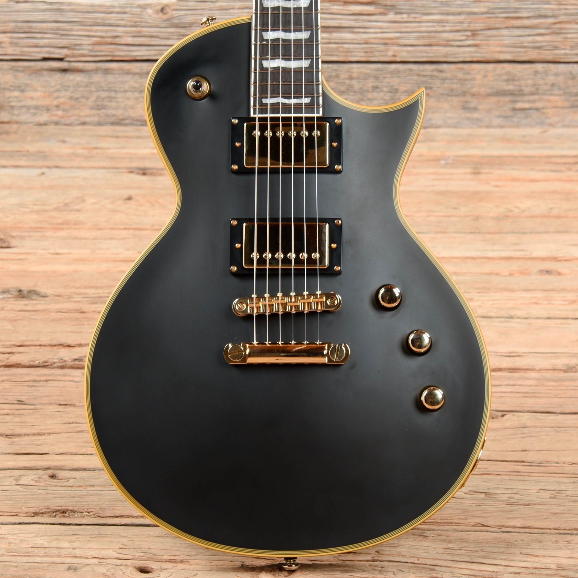 LTD EC-1000 Vintage Black Electric Guitars / Solid Body