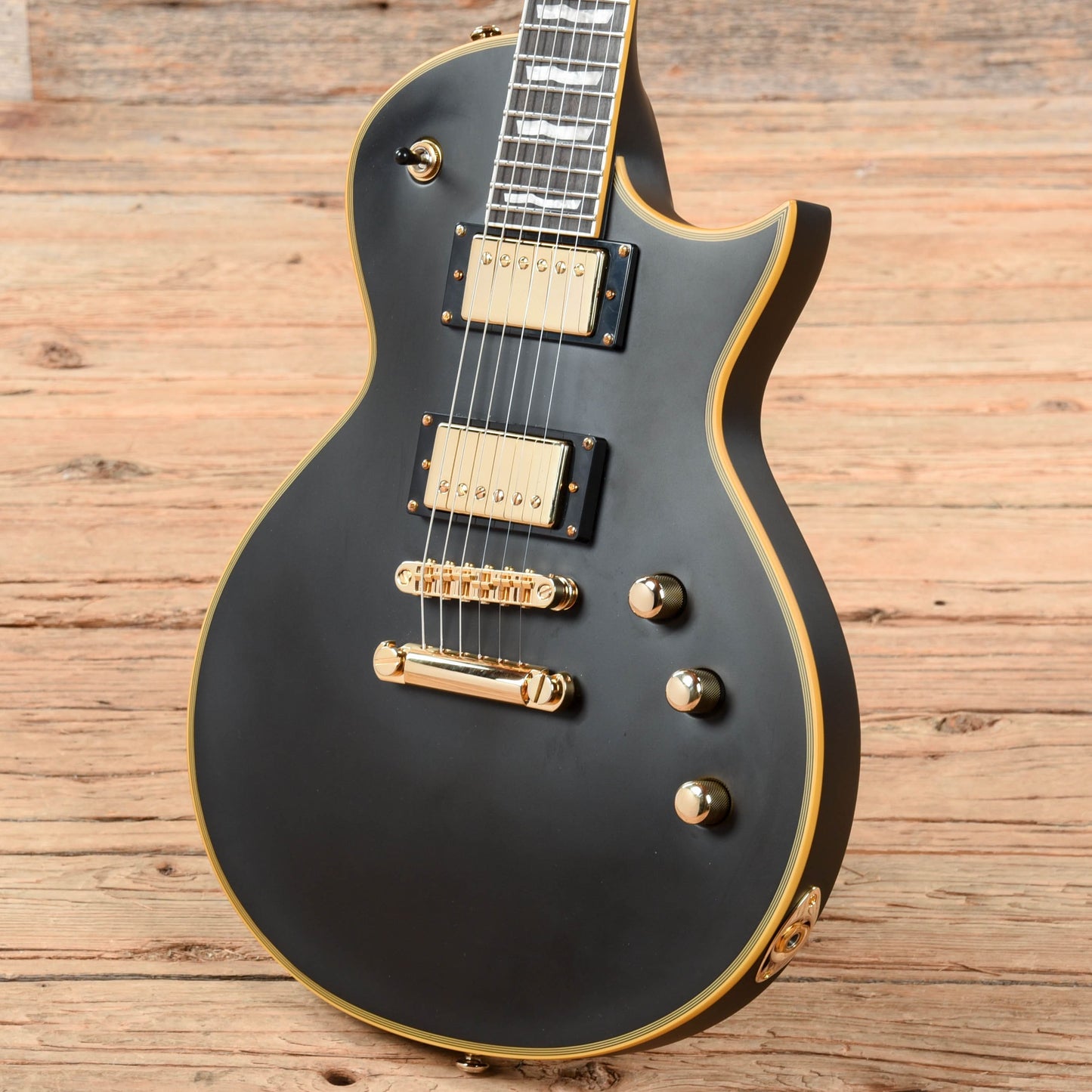 LTD EC-1000 Vintage Black Electric Guitars / Solid Body