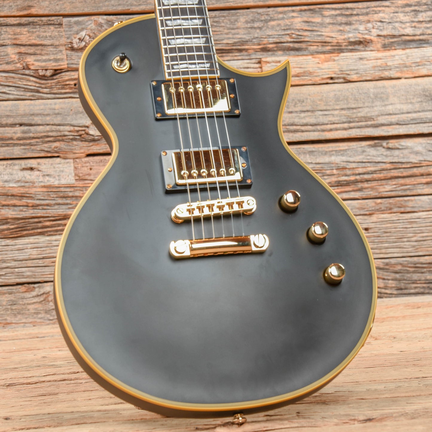 LTD EC-1000 Vintage Black Electric Guitars / Solid Body