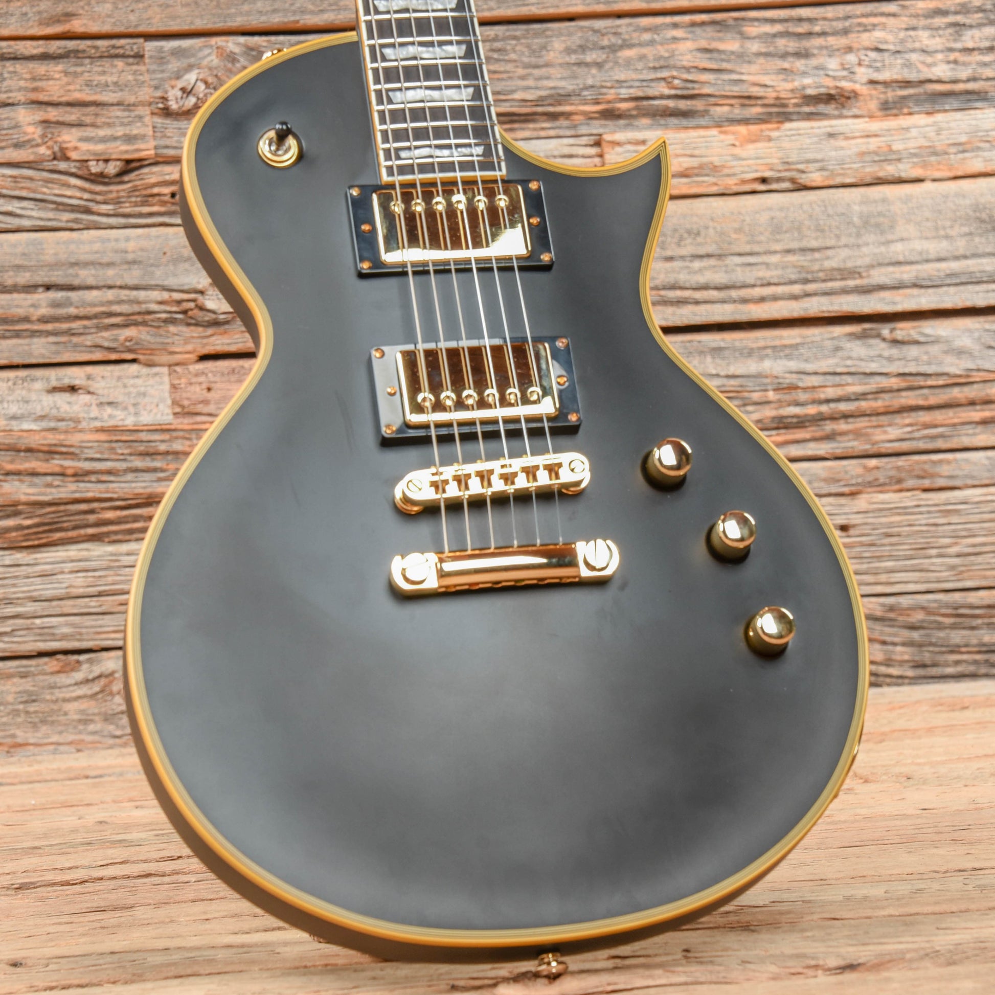 LTD EC-1000 Vintage Black Electric Guitars / Solid Body