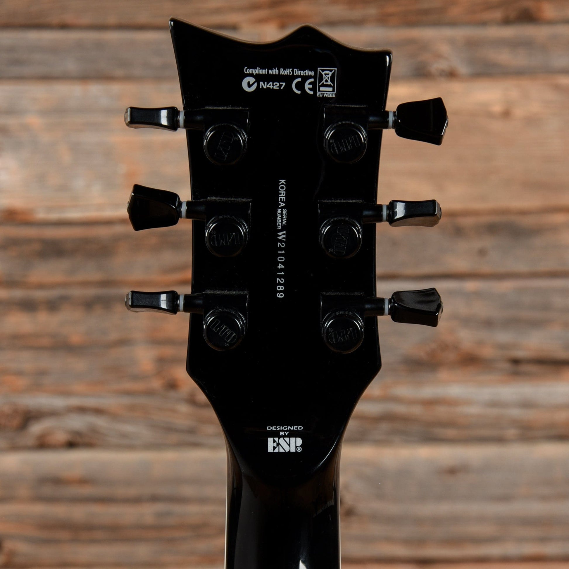 LTD EC-1000T Blackburst Electric Guitars / Solid Body