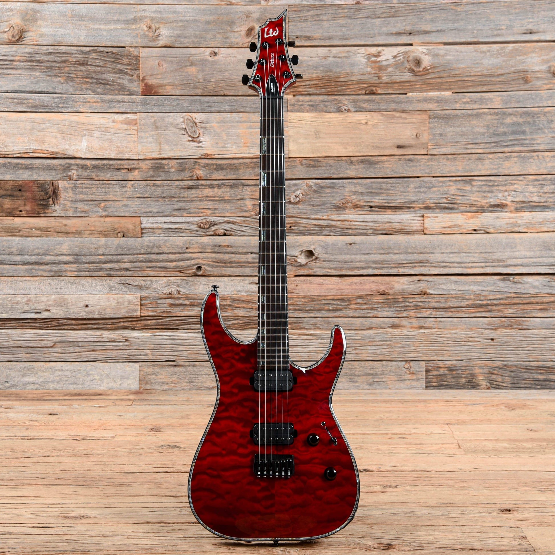 LTD H-1001 QM See-Thru Black Cherry 2018 Electric Guitars / Solid Body