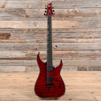 LTD H-1001 QM See-Thru Black Cherry 2018 Electric Guitars / Solid Body