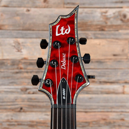 LTD H-1001 QM See-Thru Black Cherry 2018 Electric Guitars / Solid Body