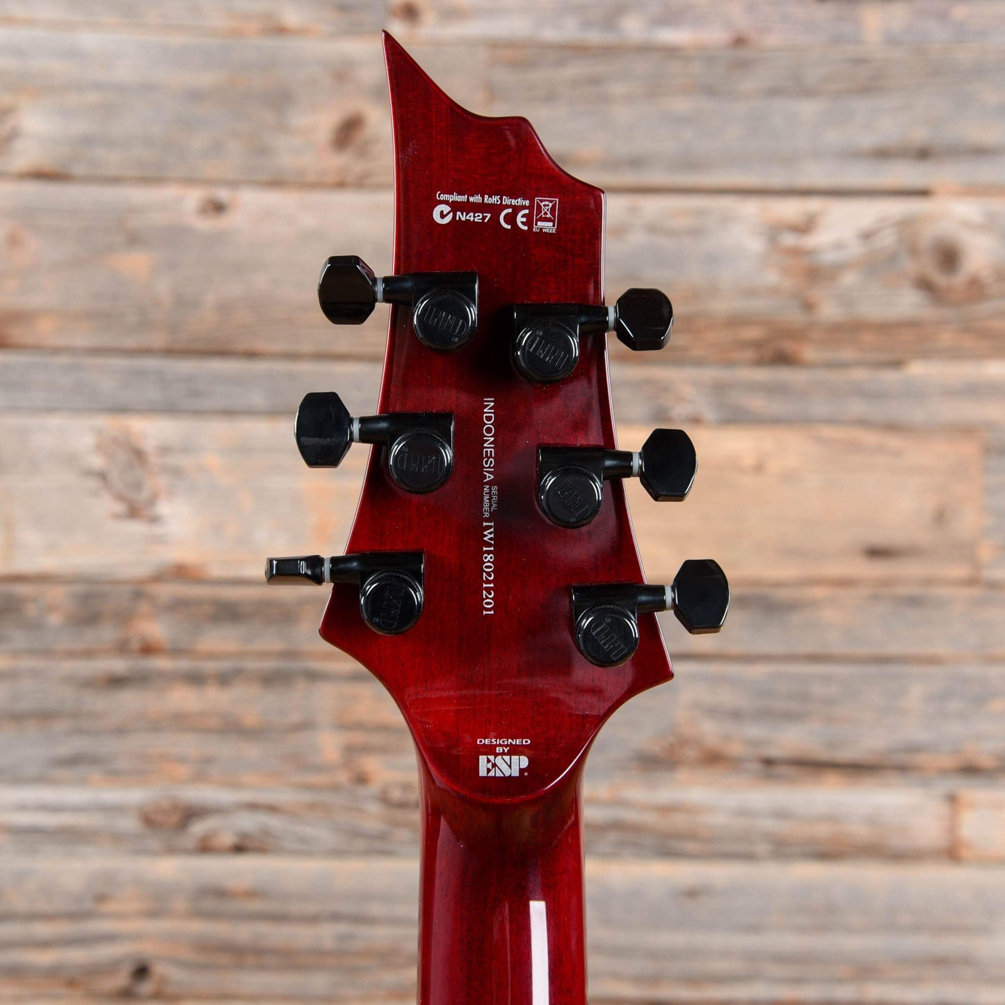 LTD H-1001 QM See-Thru Black Cherry 2018 Electric Guitars / Solid Body