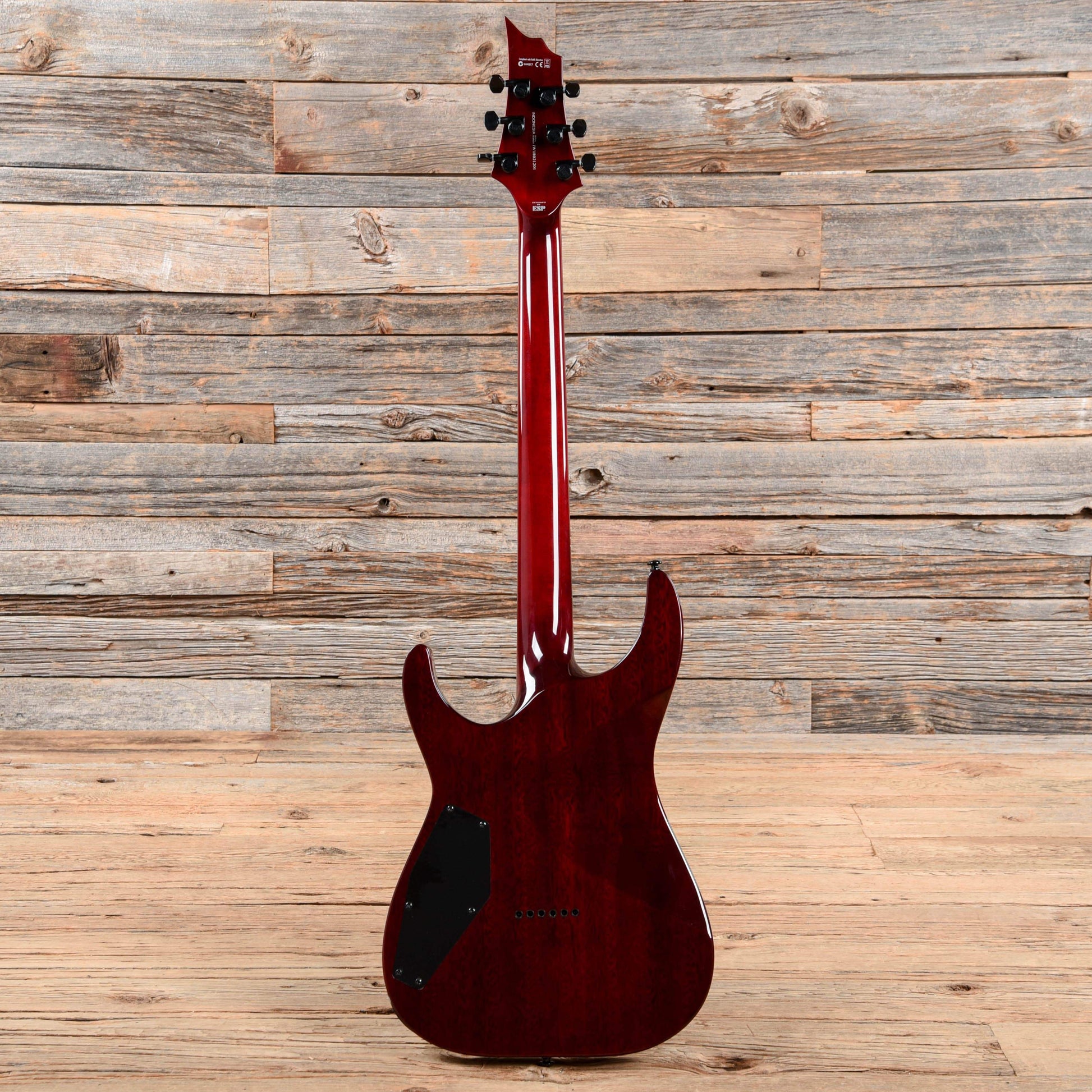 LTD H-1001 QM See-Thru Black Cherry 2018 Electric Guitars / Solid Body