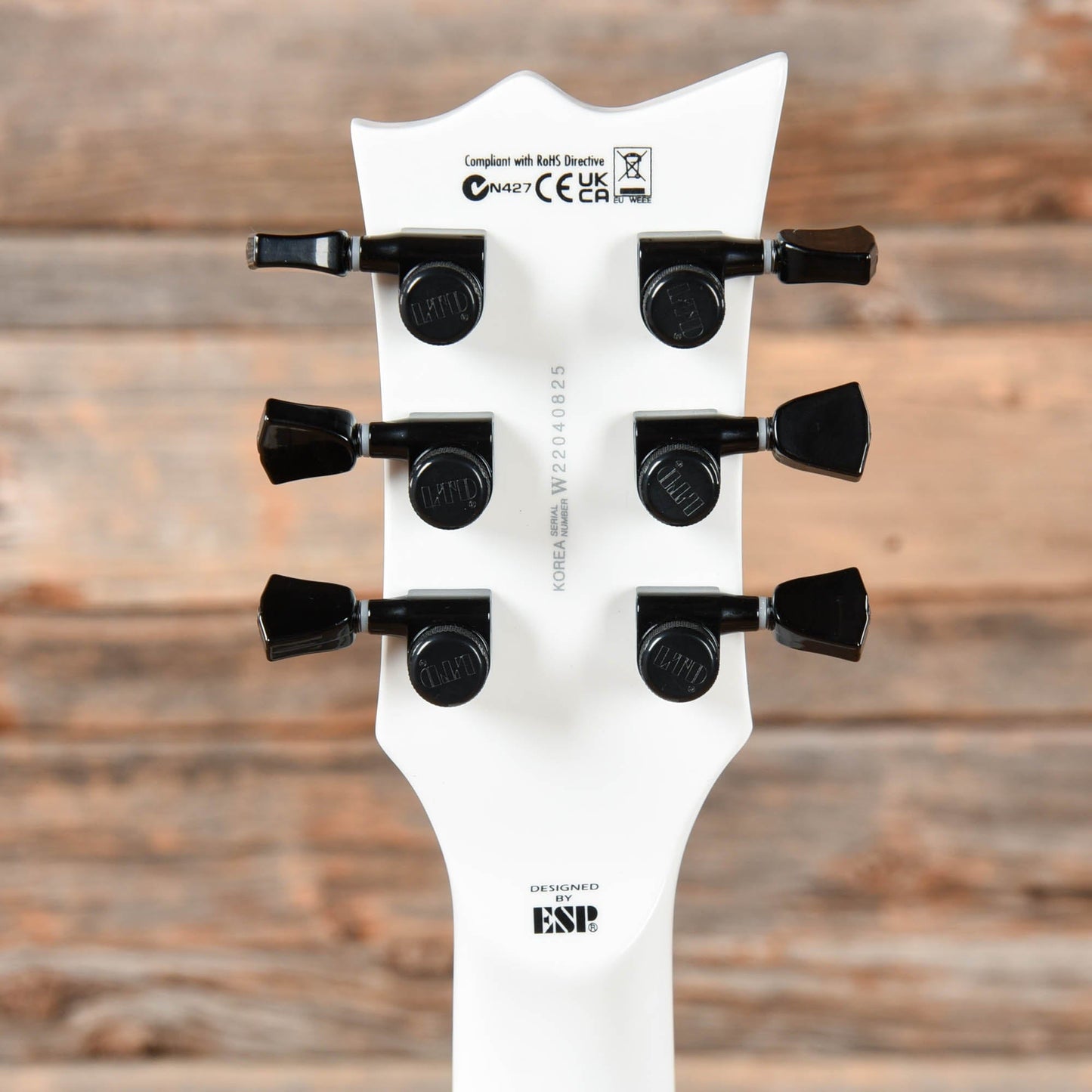 LTD Iron Cross James Hetfield Signature White  LEFTY Electric Guitars / Solid Body