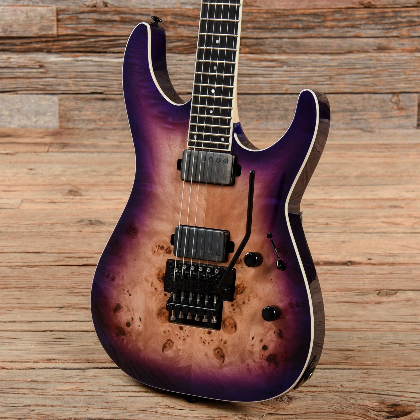 LTD M-1000 Deluxe Purple Natural Burst 2019 Electric Guitars / Solid Body