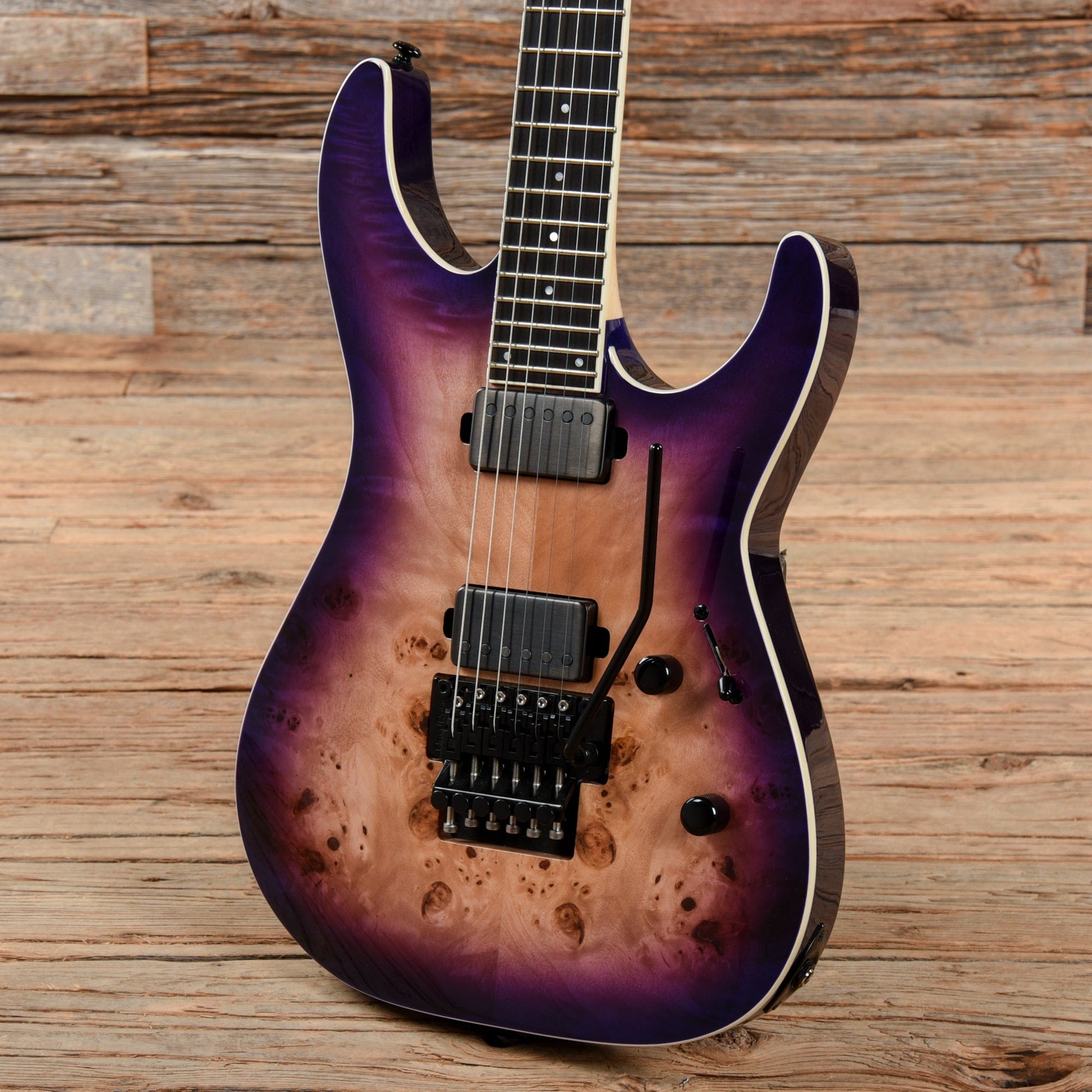 LTD M-1000 Deluxe Purple Natural Burst 2019 Electric Guitars / Solid Body