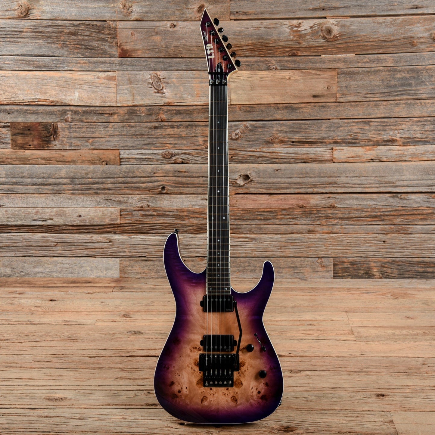 LTD M-1000 Deluxe Purple Natural Burst 2019 Electric Guitars / Solid Body