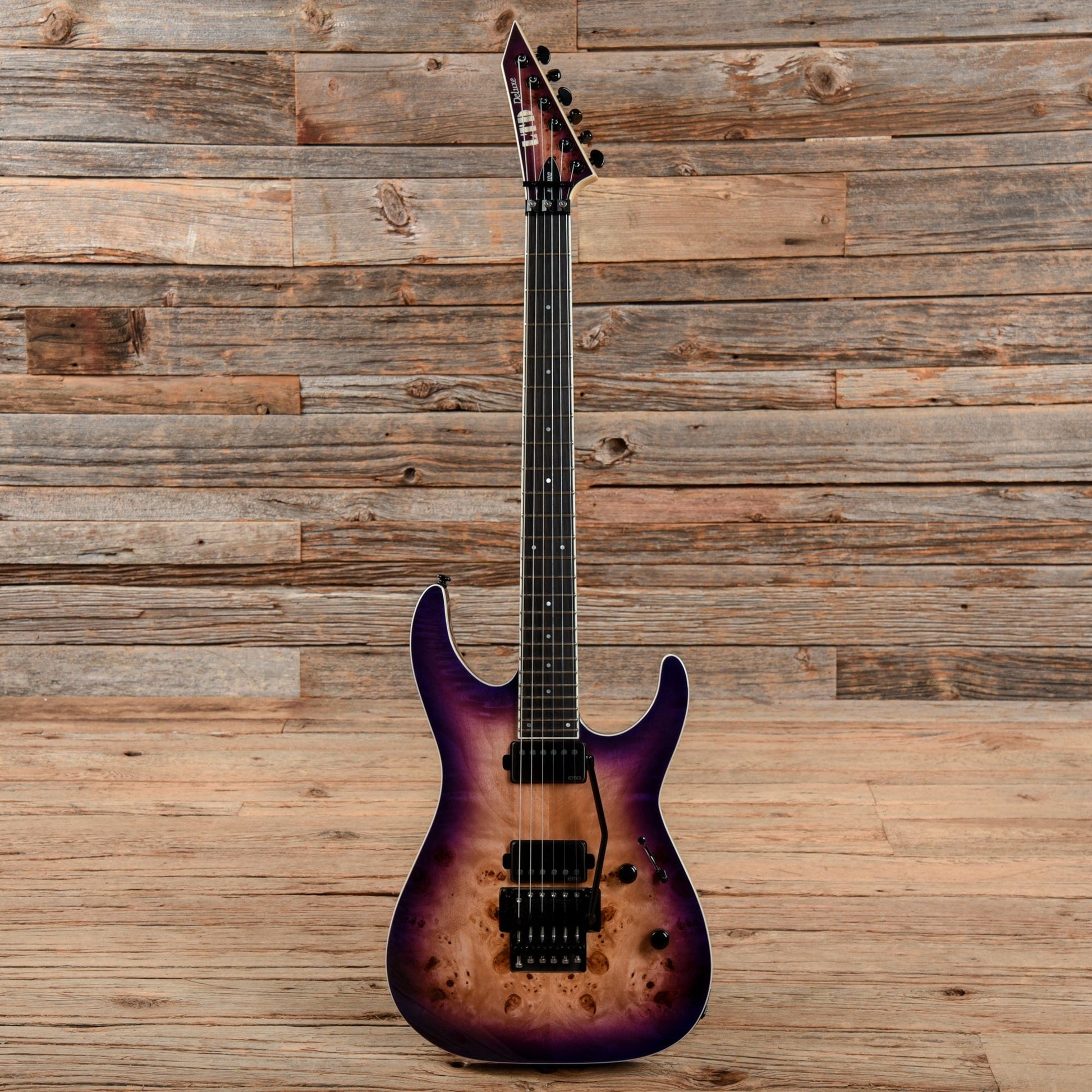 LTD M-1000 Deluxe Purple Natural Burst 2019 Electric Guitars / Solid Body