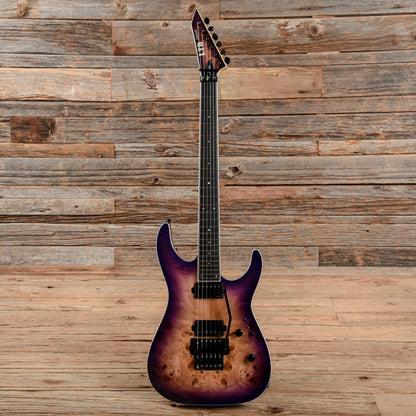 LTD M-1000 Deluxe Purple Natural Burst 2019 Electric Guitars / Solid Body