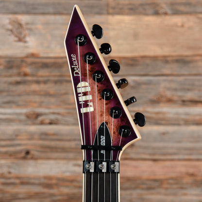 LTD M-1000 Deluxe Purple Natural Burst 2019 Electric Guitars / Solid Body