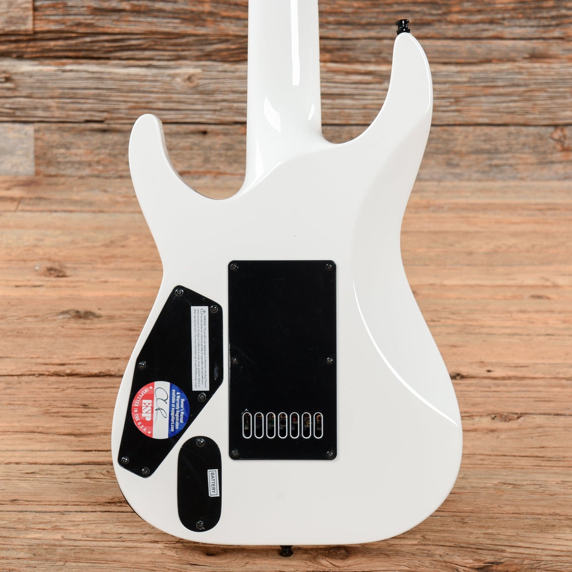 LTD MH-1007-ET White Electric Guitars / Solid Body