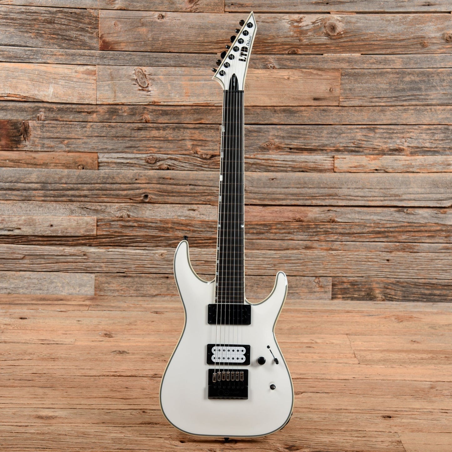 LTD MH-1007-ET White Electric Guitars / Solid Body