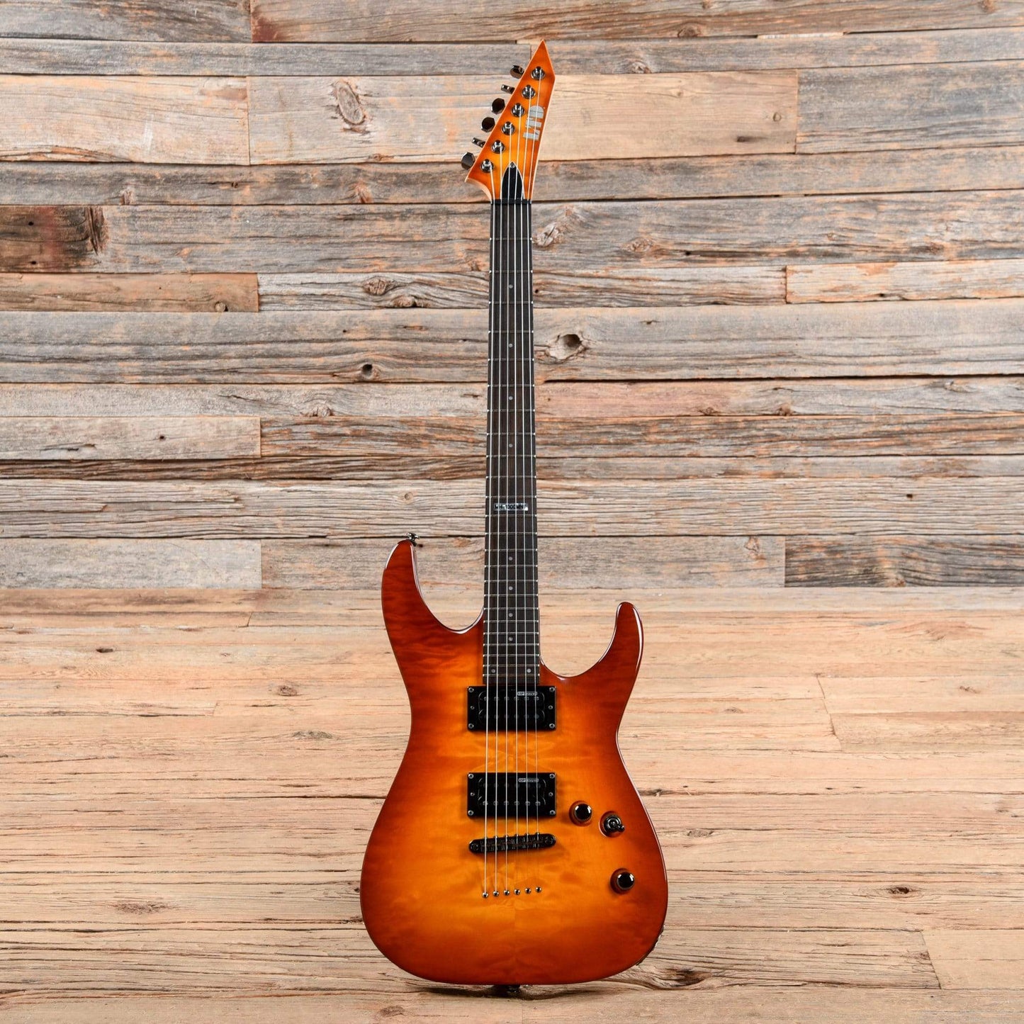 LTD MH-100NT Amber Sunburst Electric Guitars / Solid Body
