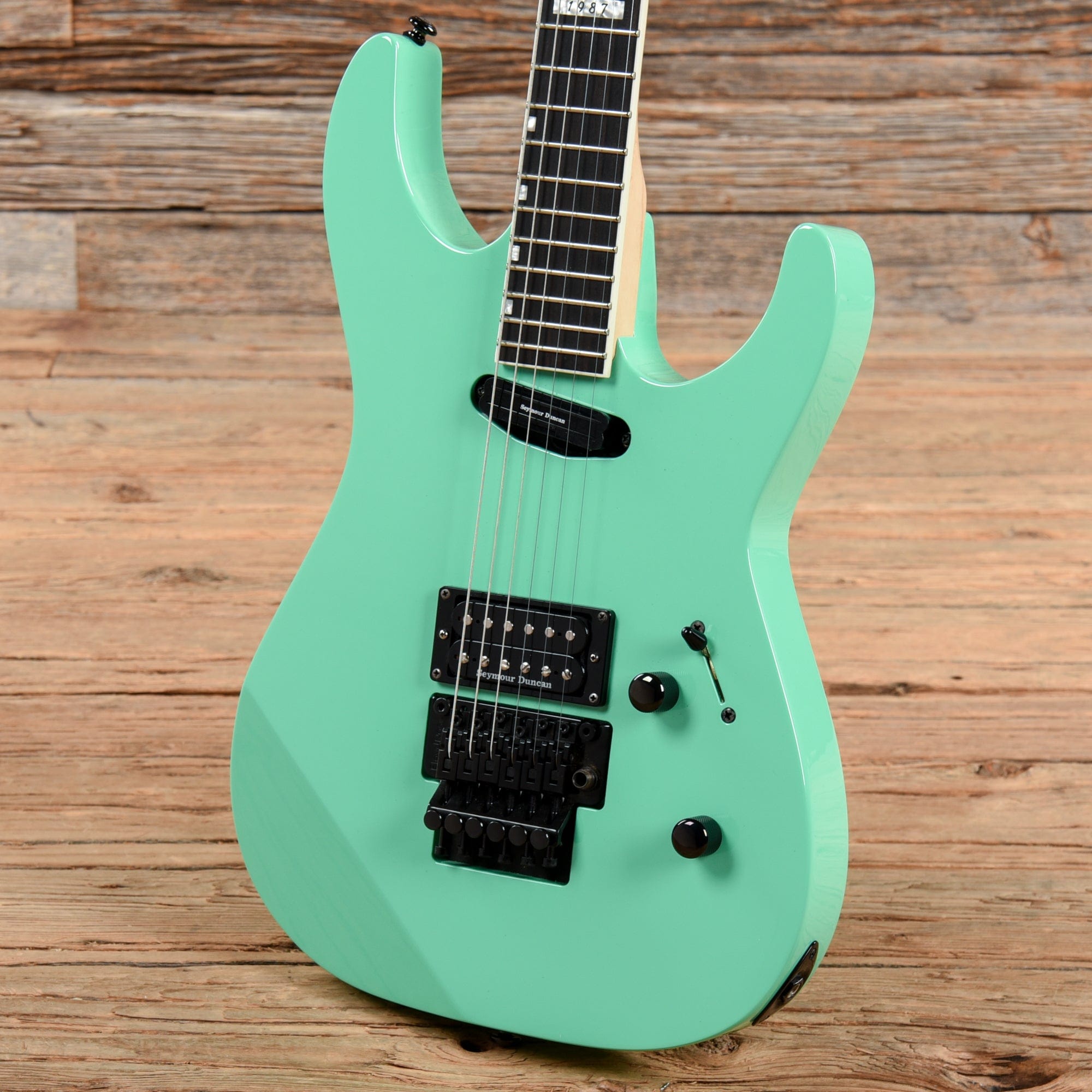 見本盤　Steel Guitar Mood Deluxe LTD Mirage Deluxe '87 Sea Foam Green 2019 – Chicago Music Exchange