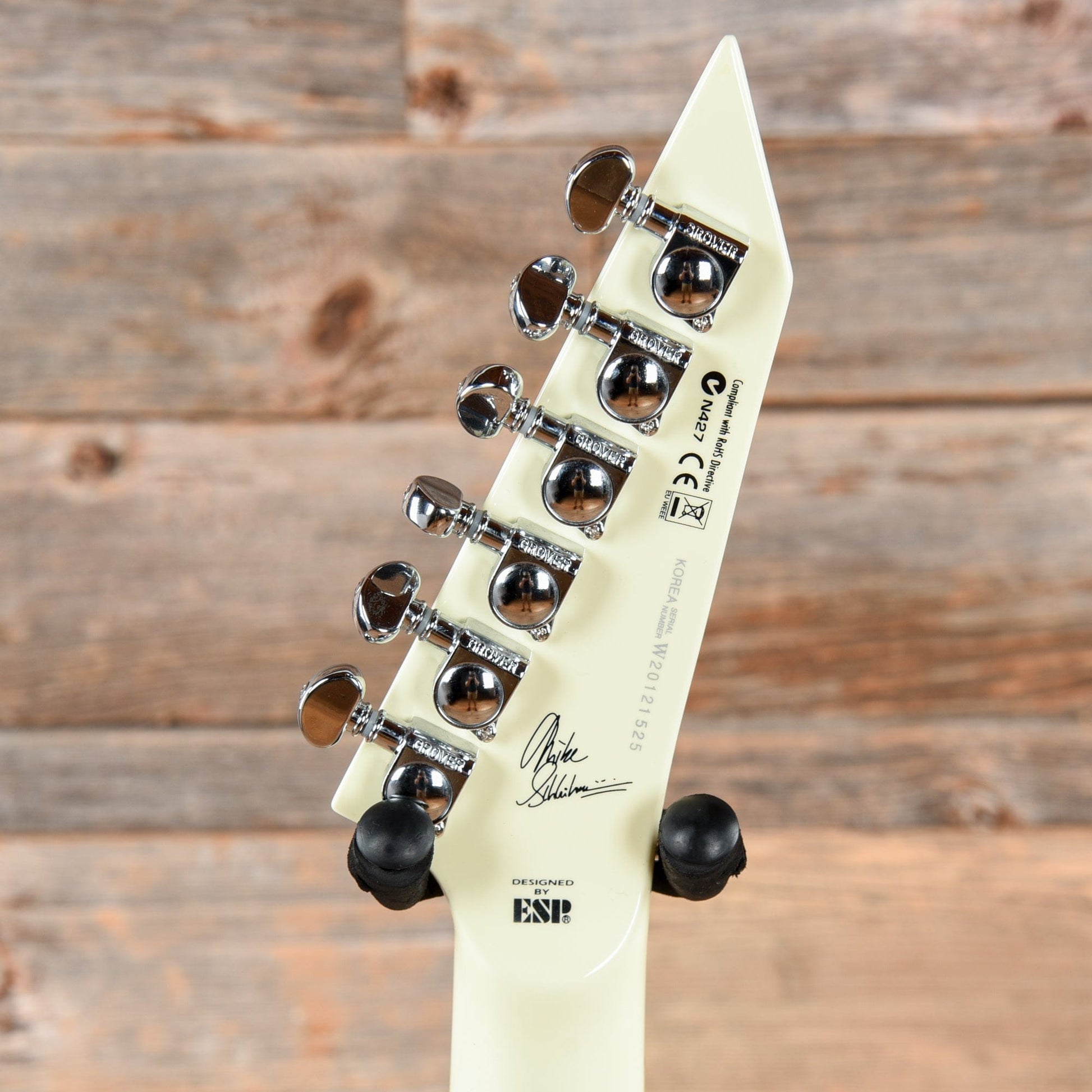 LTD MSV-1 Mike Schleibaum Signature Olympic White Electric Guitars / Solid Body