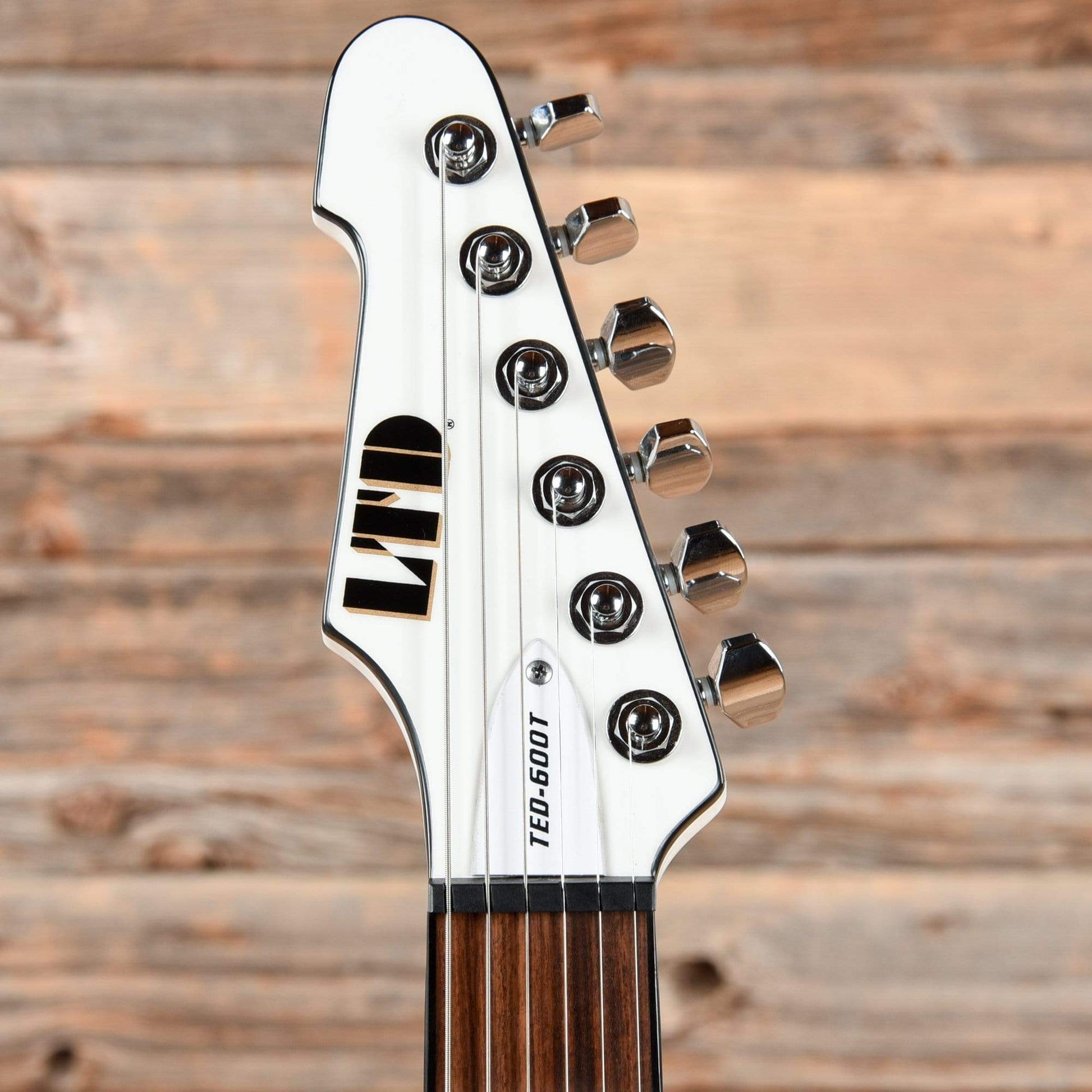 LTD TED-600T Ted Aguilar Signature White 2018 Electric Guitars / Solid Body