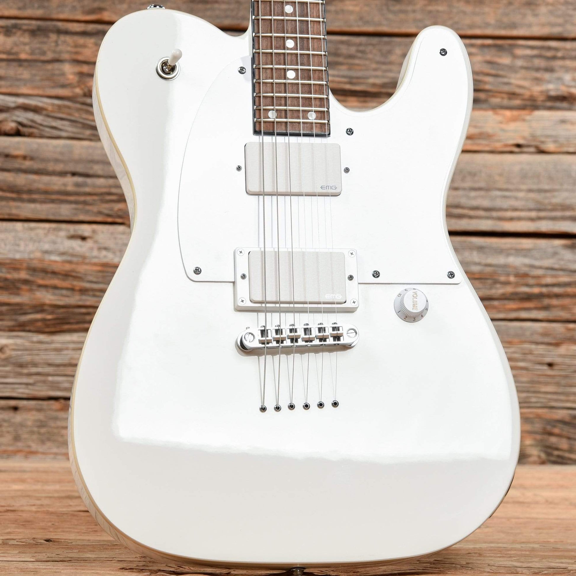 LTD TED-600T Ted Aguilar Signature White 2018 Electric Guitars / Solid Body