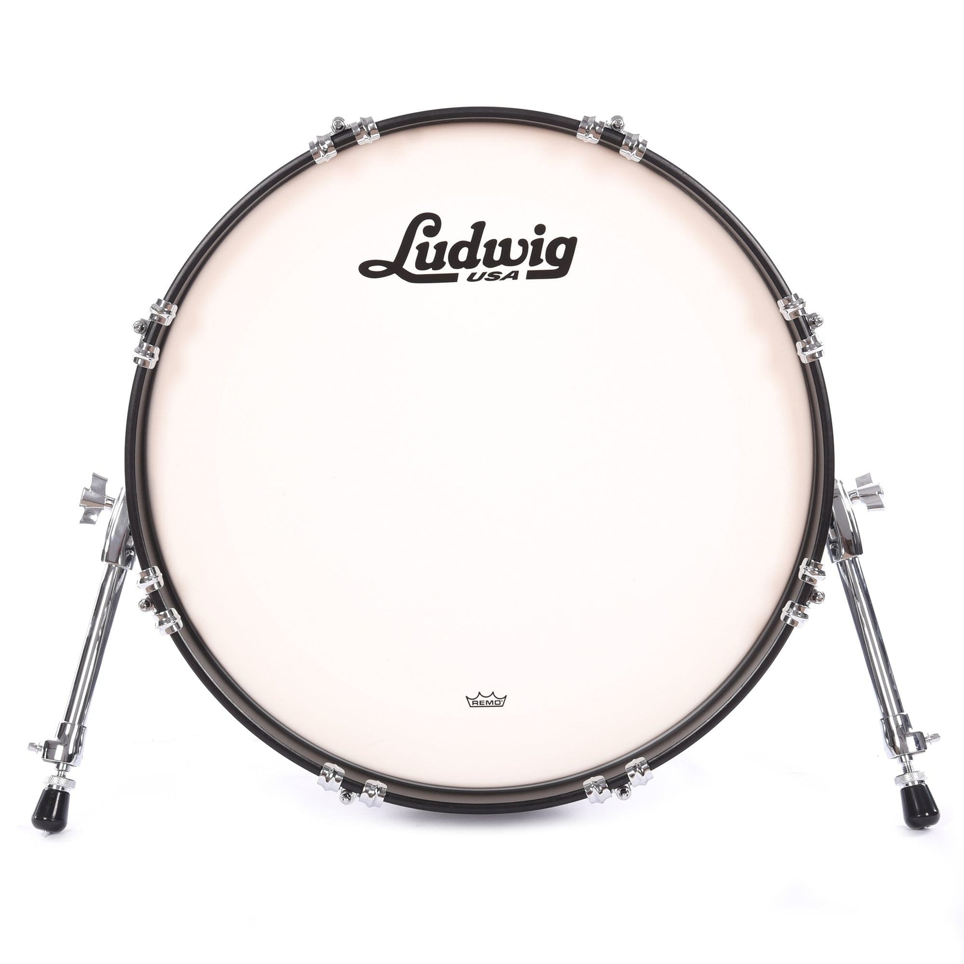 Ludwig 20x14 Classic Maple Bass Drum Vintage Black Oyster Drums and Percussion / Acoustic Drums / Bass Drum