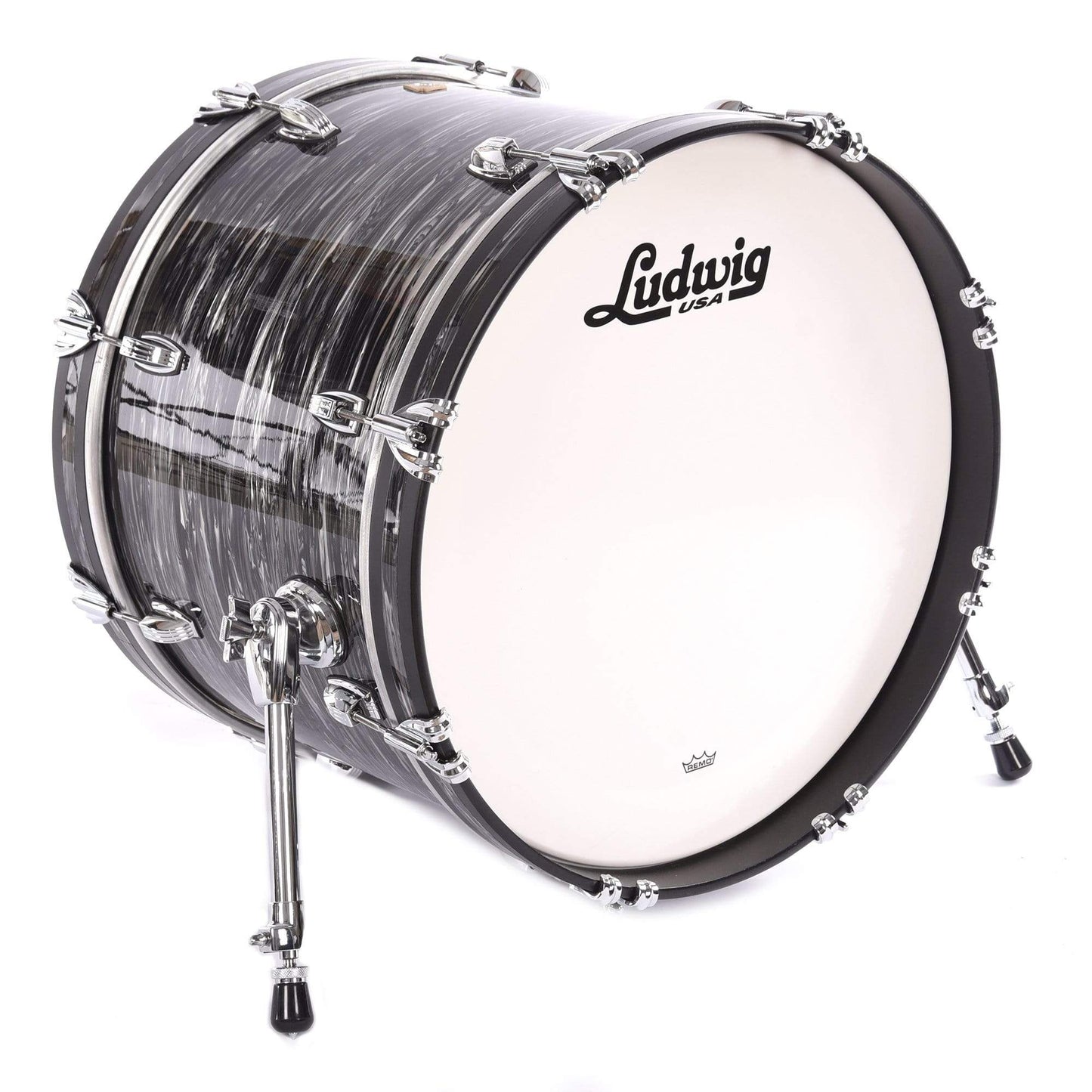 Ludwig 20x14 Classic Maple Bass Drum Vintage Black Oyster Drums and Percussion / Acoustic Drums / Bass Drum