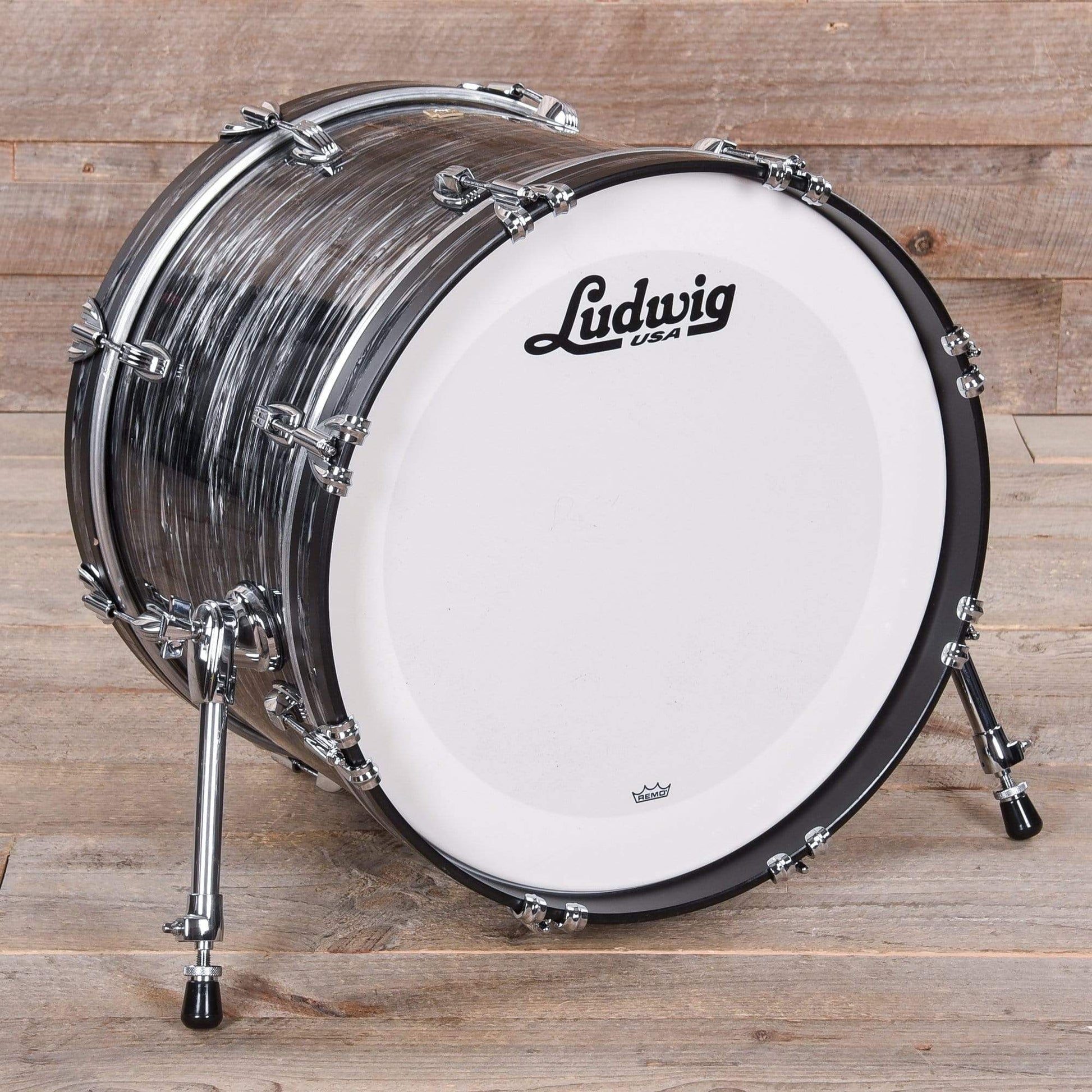 Ludwig 20x14 Classic Maple Bass Drum Vintage Black Oyster Drums and Percussion / Acoustic Drums / Bass Drum