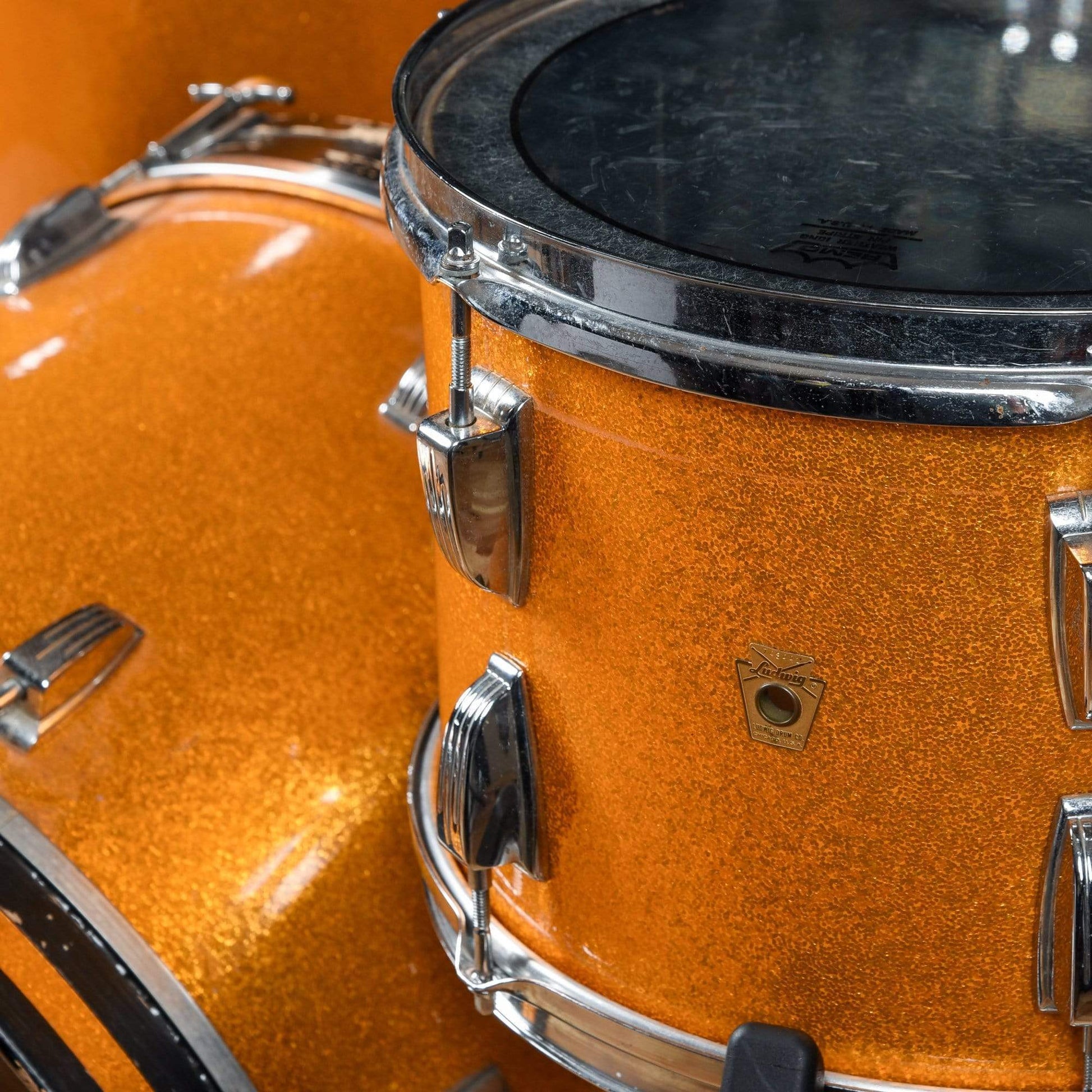 Ludwig 12/13/16/20 Drum Kit Gold Sparkle 1960s Drums and Percussion / Acoustic Drums / Full Acoustic Kits