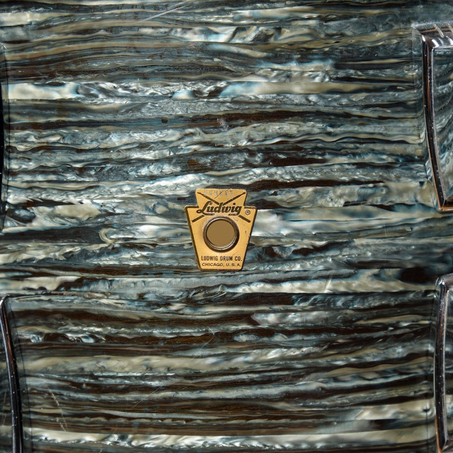 Ludwig 12/13/16/22 1960s Blue Oyster Pearl Drums and Percussion / Acoustic Drums / Full Acoustic Kits