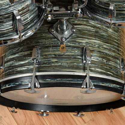 Ludwig 12/13/16/22 1960s Blue Oyster Pearl Drums and Percussion / Acoustic Drums / Full Acoustic Kits