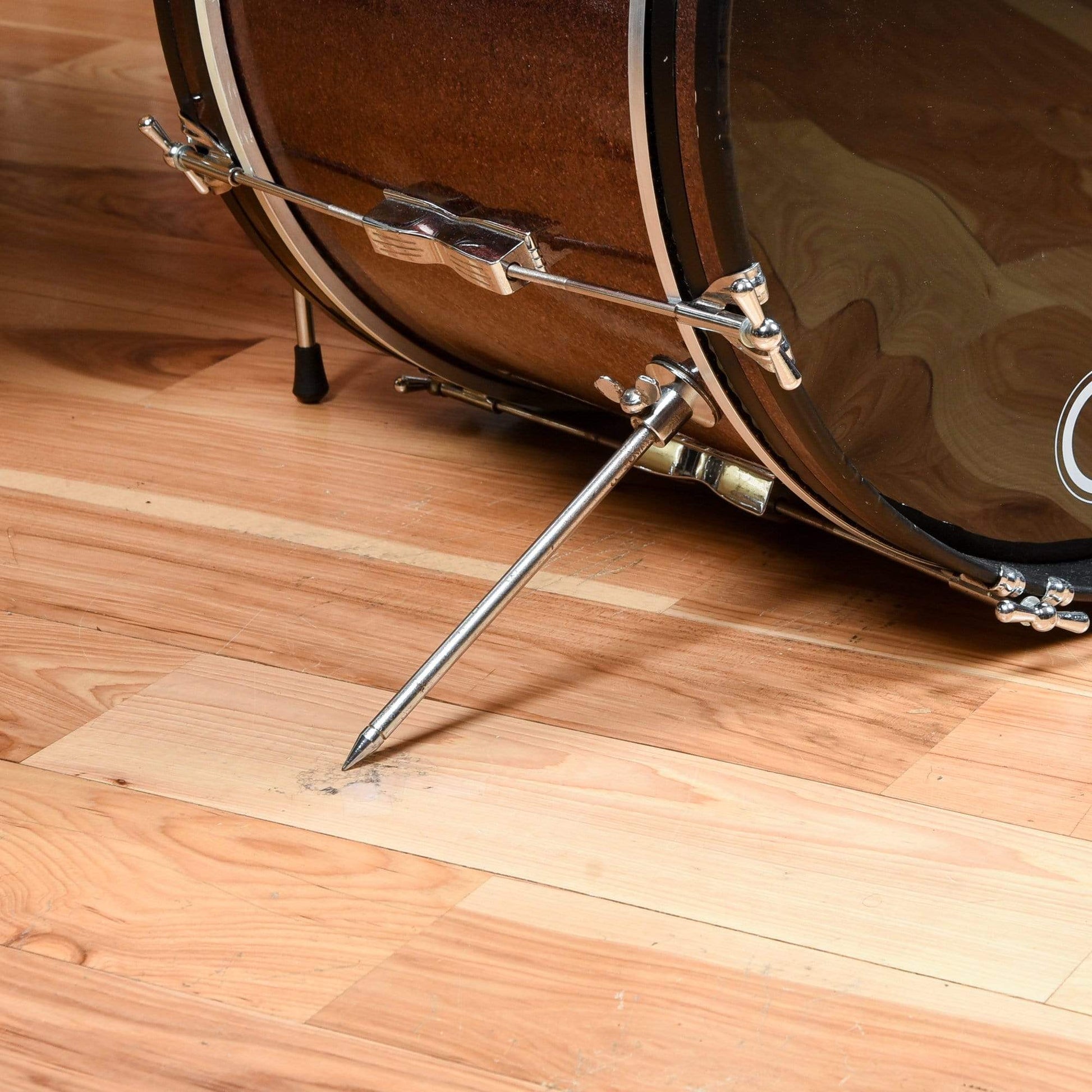 Ludwig 3-pc Drum Set Burgundy Sparkle 1960s Drums and Percussion / Acoustic Drums / Full Acoustic Kits